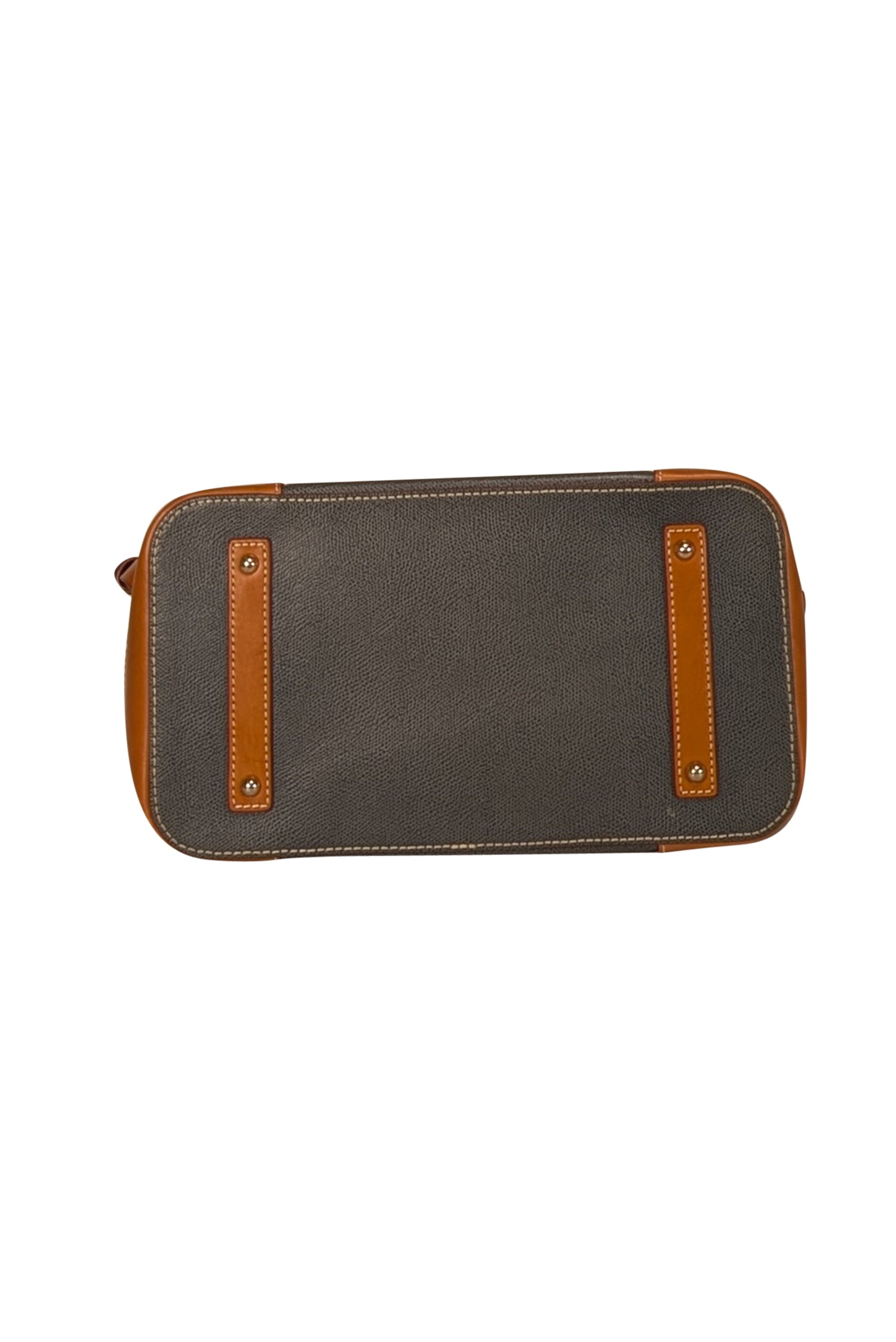 Dooney & Bourke - Stunning Grey Leather Large Shoulder Bag