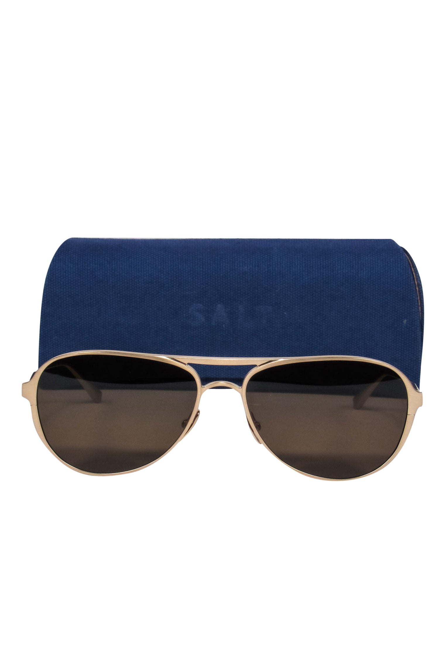 Salt Gold Polarized Aviator Sunglasses with Brow Bar - Style Your Adventures!