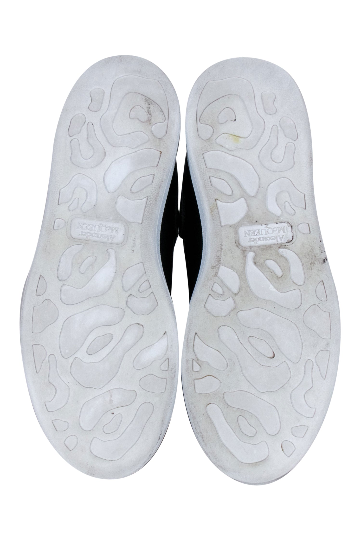 Alexander McQueen's Stunning Black Leather Lace - Up Sneakers in Size 6.5