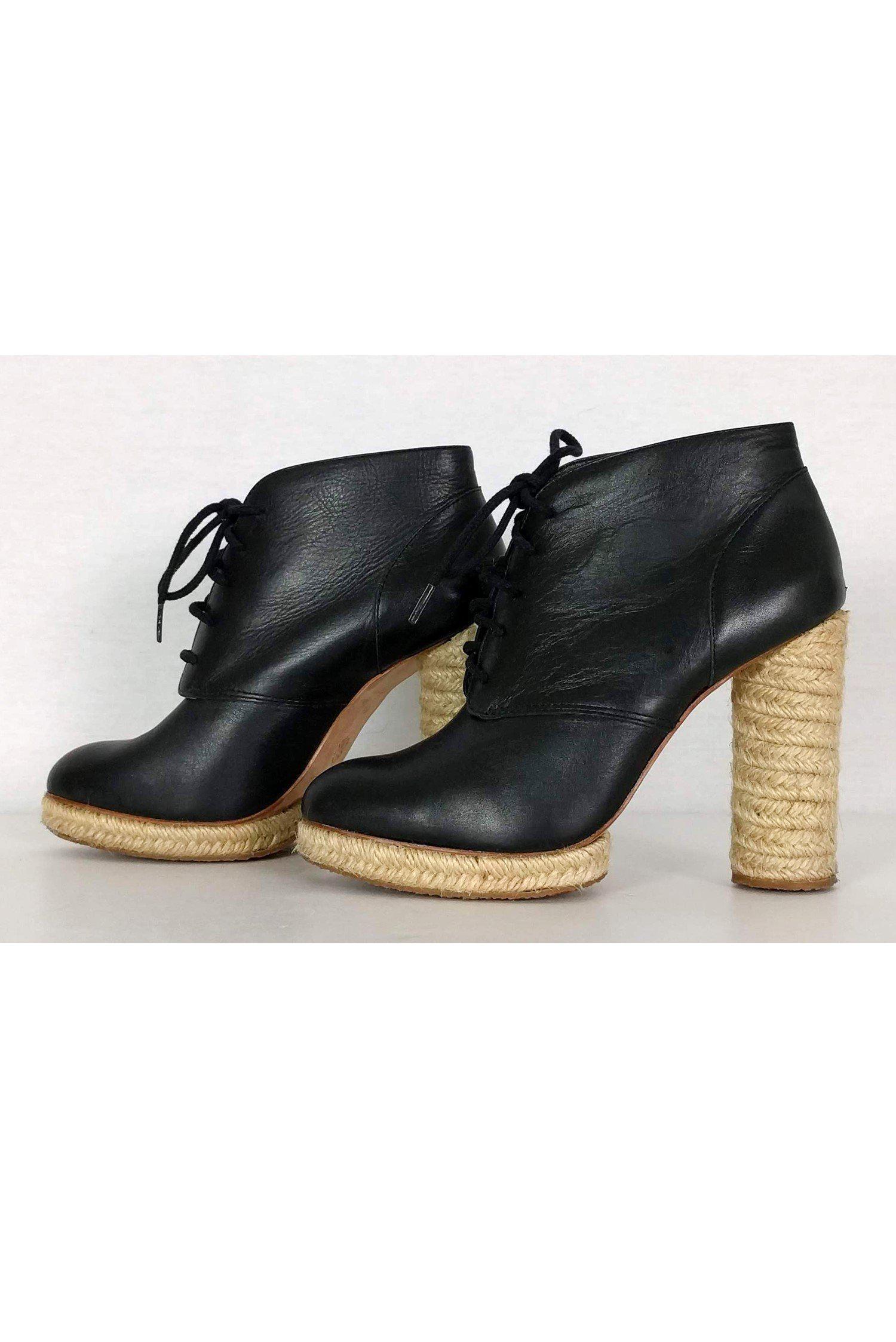 Loeffler Randall Black Espadrille Ankle Booties - Size 6.5 - A Fashion Must-Have!