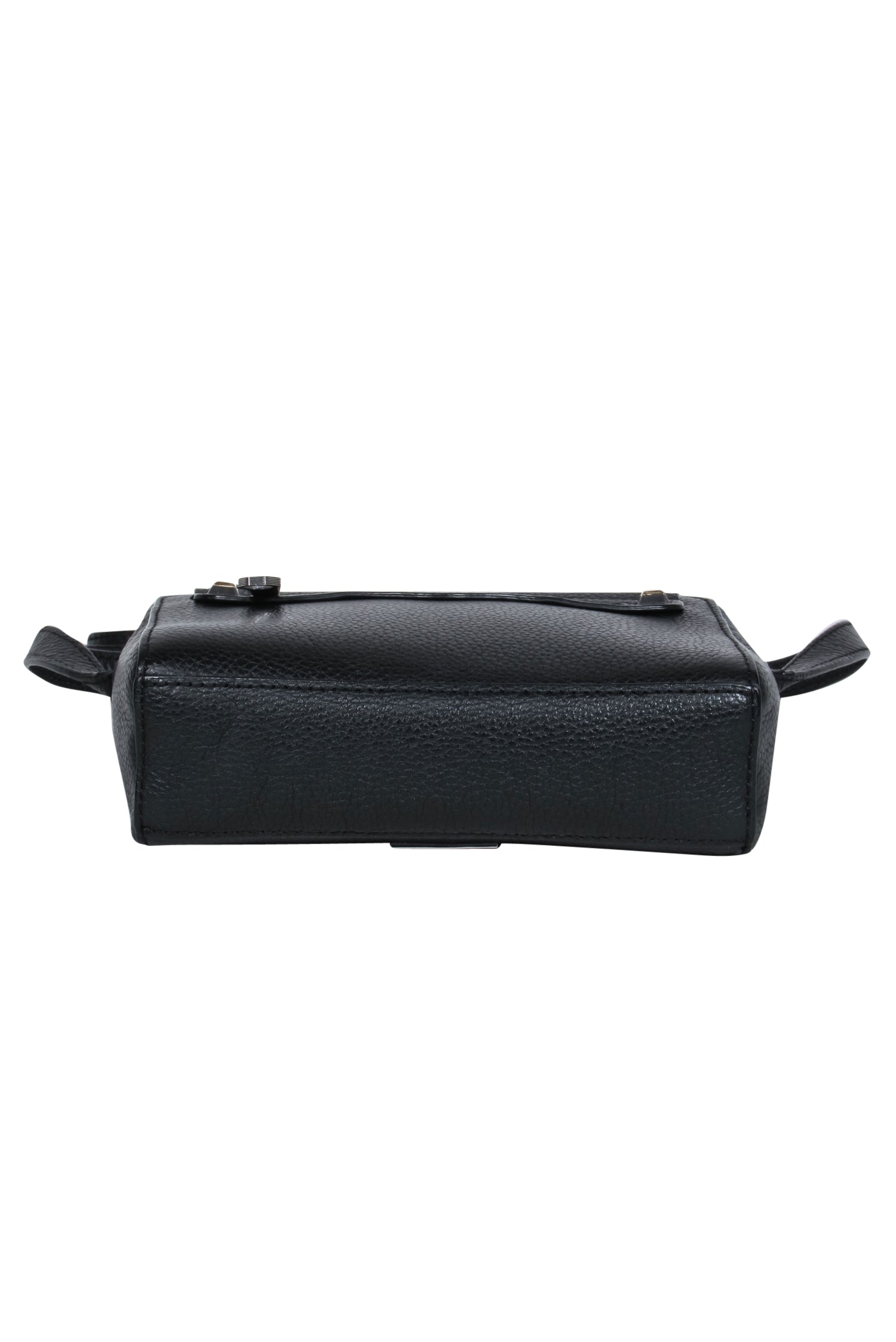 Rebecca Minkoff's Stunning Black Square Pebbled Leather Crossbody
