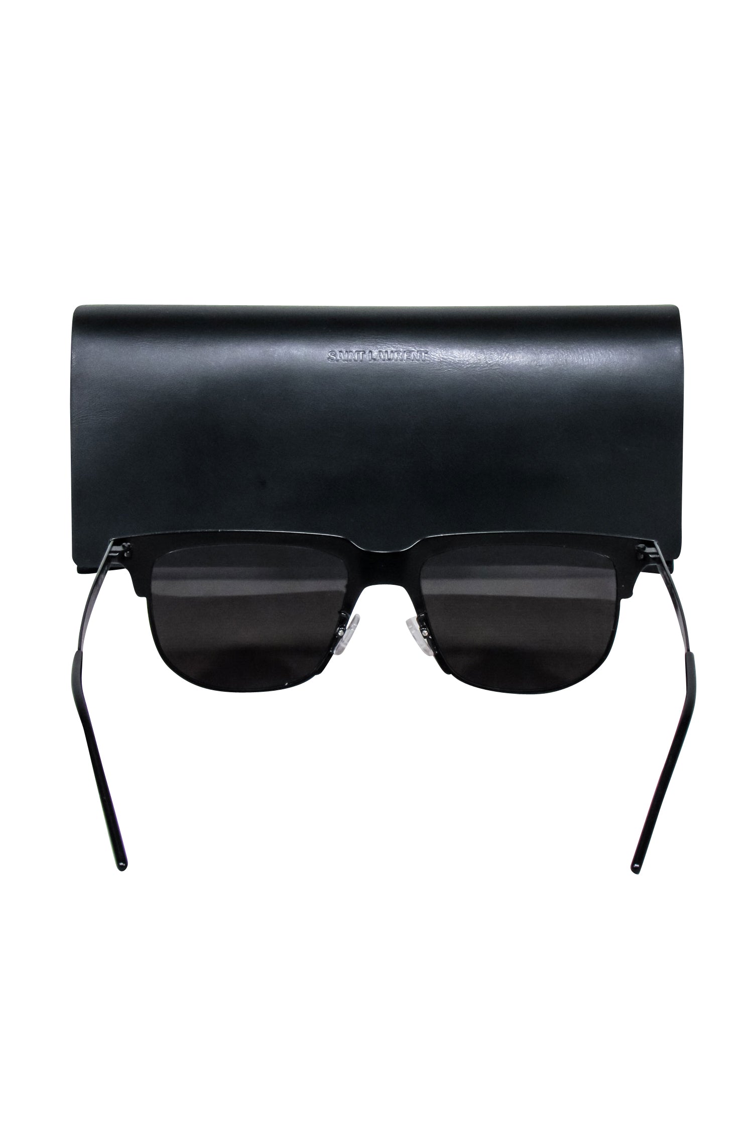 Yves Saint Laurent - Stunning Black Metal Slim Sunglasses