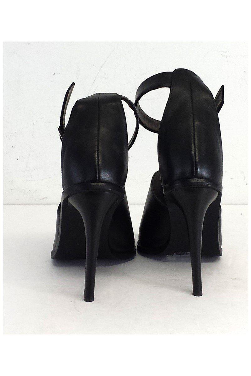 Gorgeous Tibi Black Leather Heels - Size 7! Grab Yours Now!