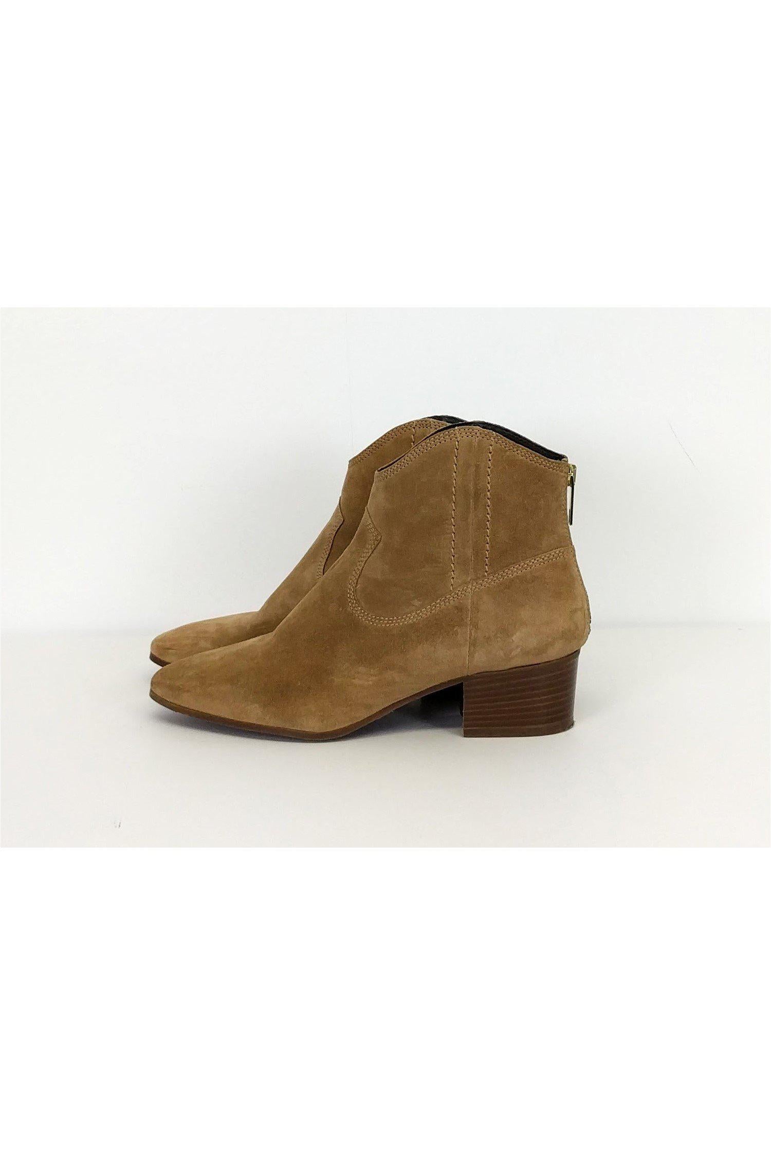 L.K. Bennett Tan Suede Booties - Size 8: A Fashion Must-Have!