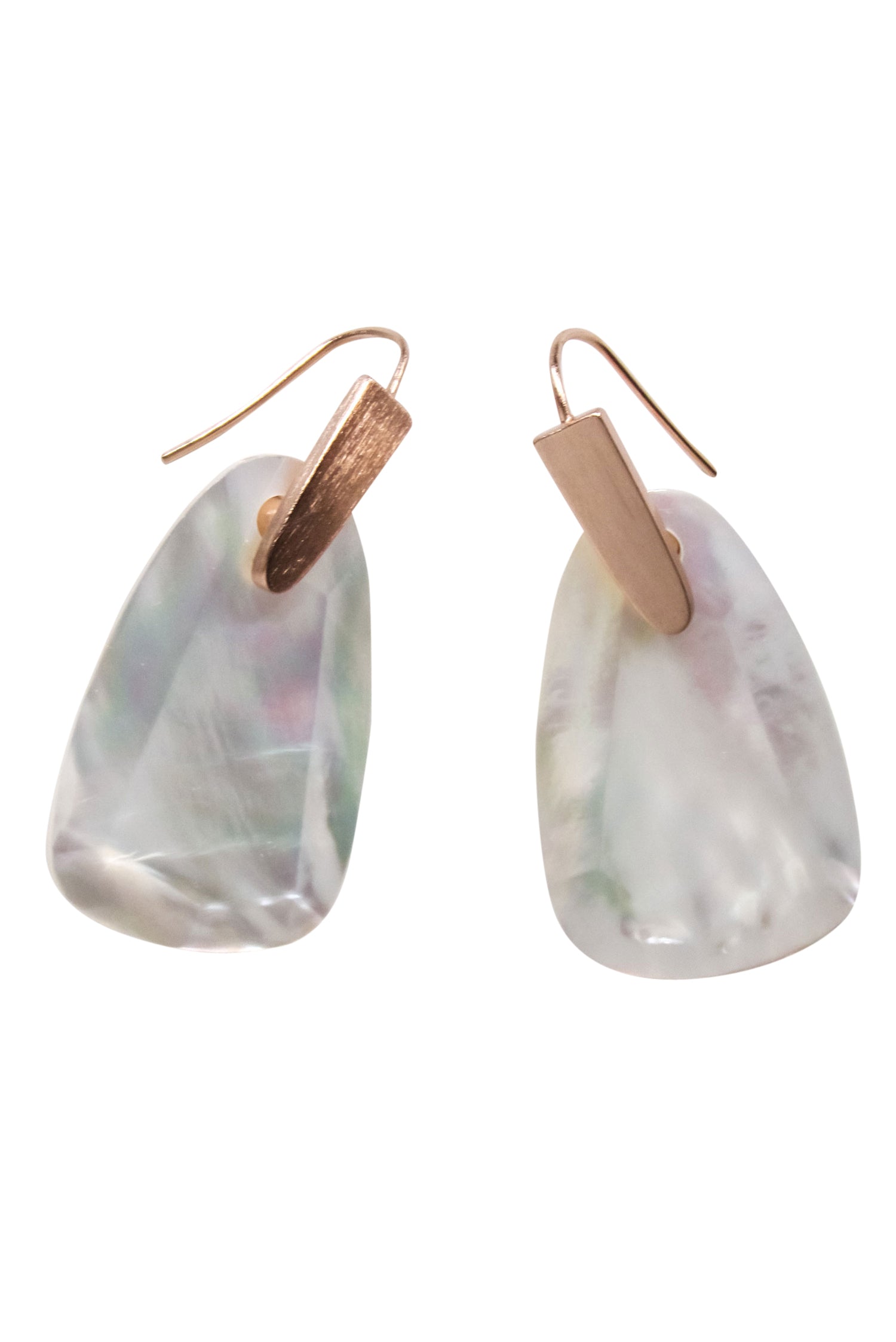 Kendra Scott's Stunning Bronze & Mother-of-Pearl Dangle Earrings