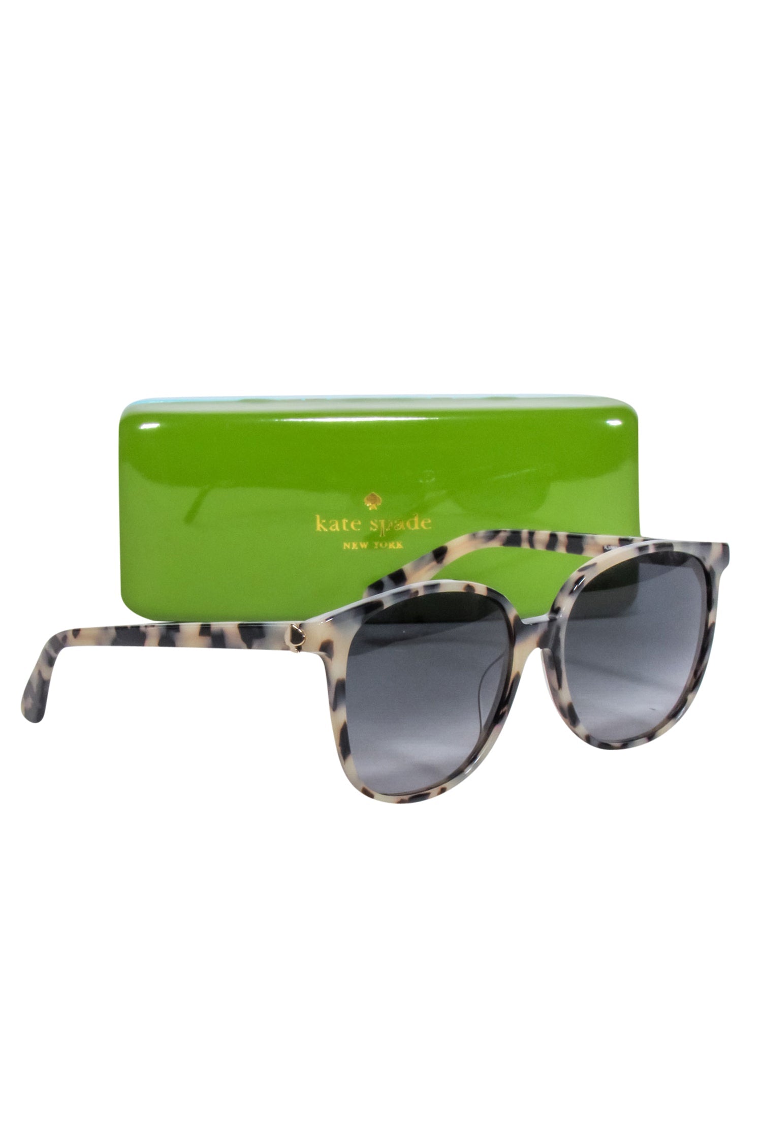 Kate Spade Beige & Black Tortoise Sunglasses - A Timeless Fashion Must-Have