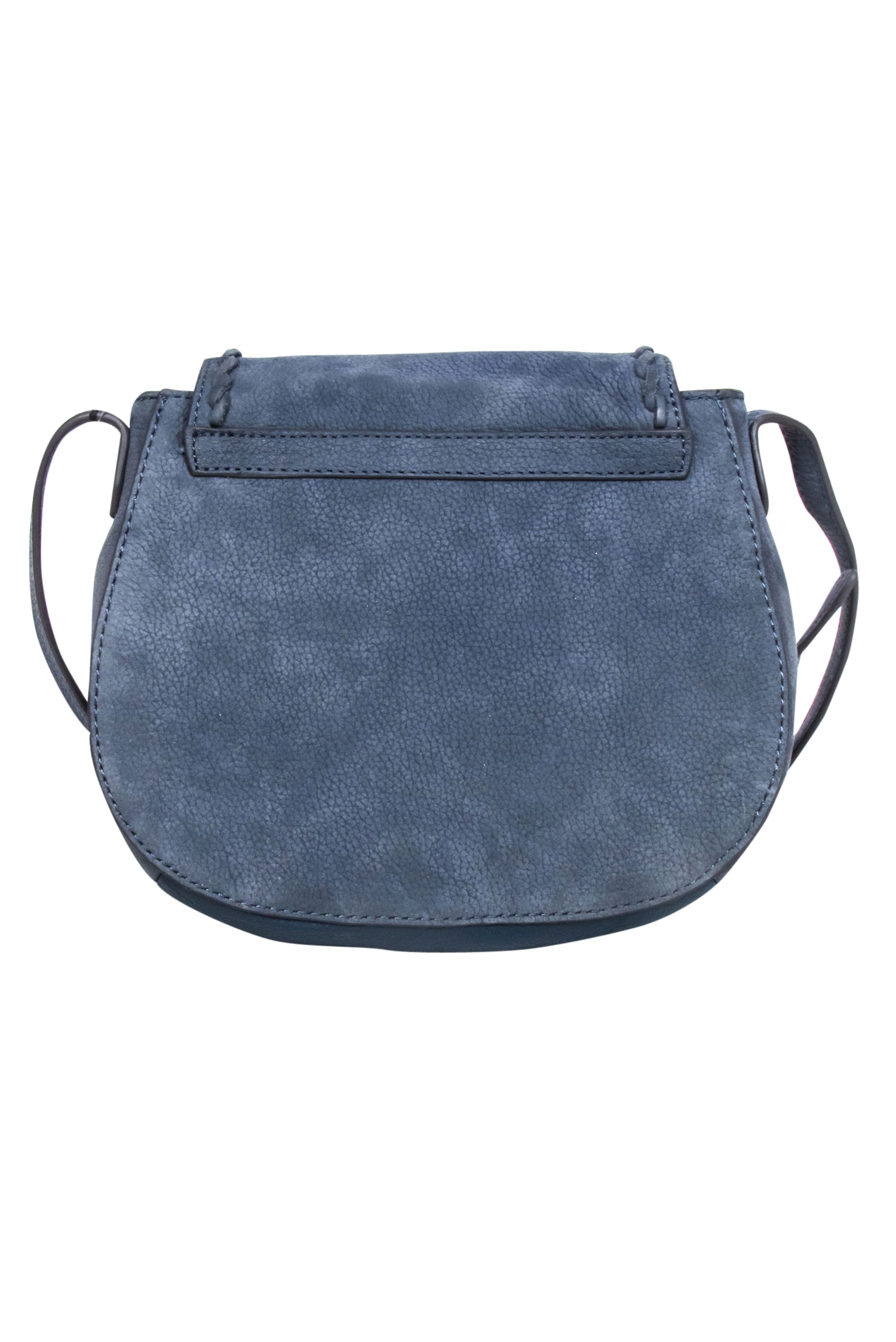 Nanette Lepore - Enchanting Denim Blue Pebbled Leather Santa Ana Crossbody Bag