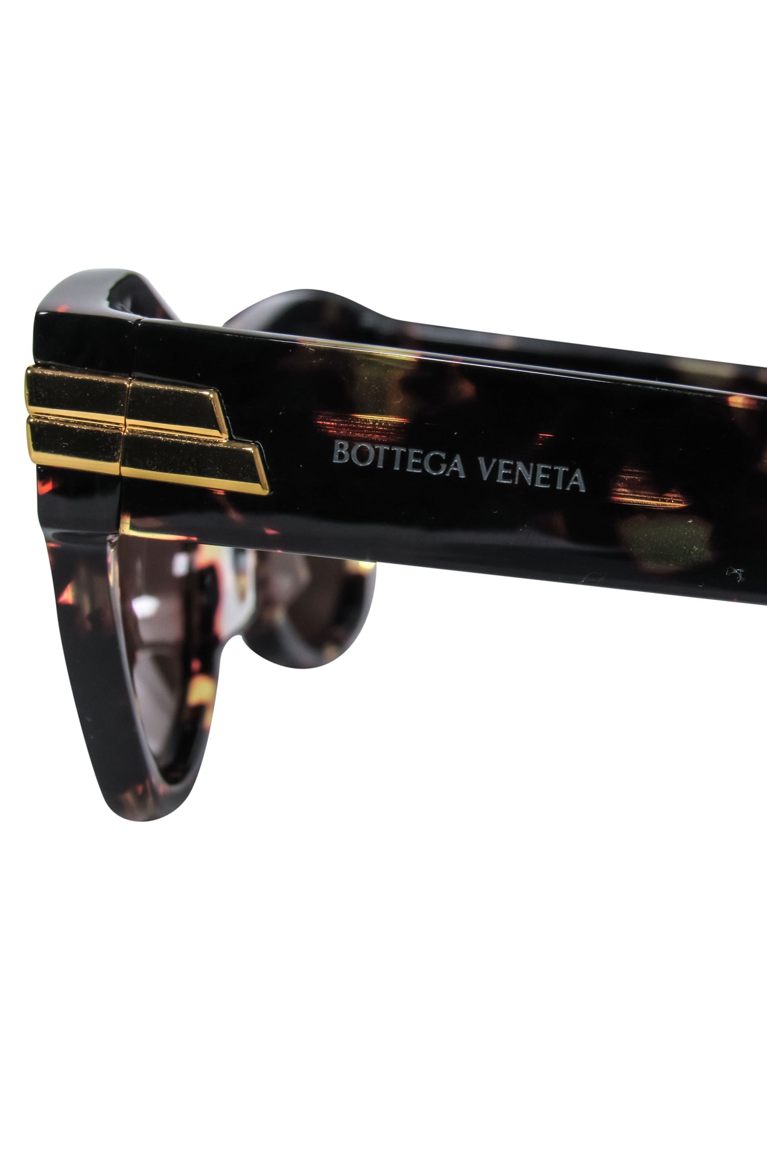 Bottega Veneta - Stylish Brown Tortoise Shell Wayfarer Sunglasses