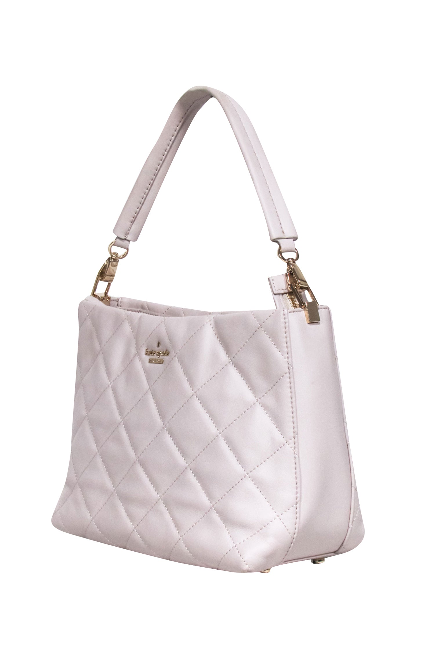 Kate Spade Ivory Quilted Leather Ryley: A Chic Shoulder Bag