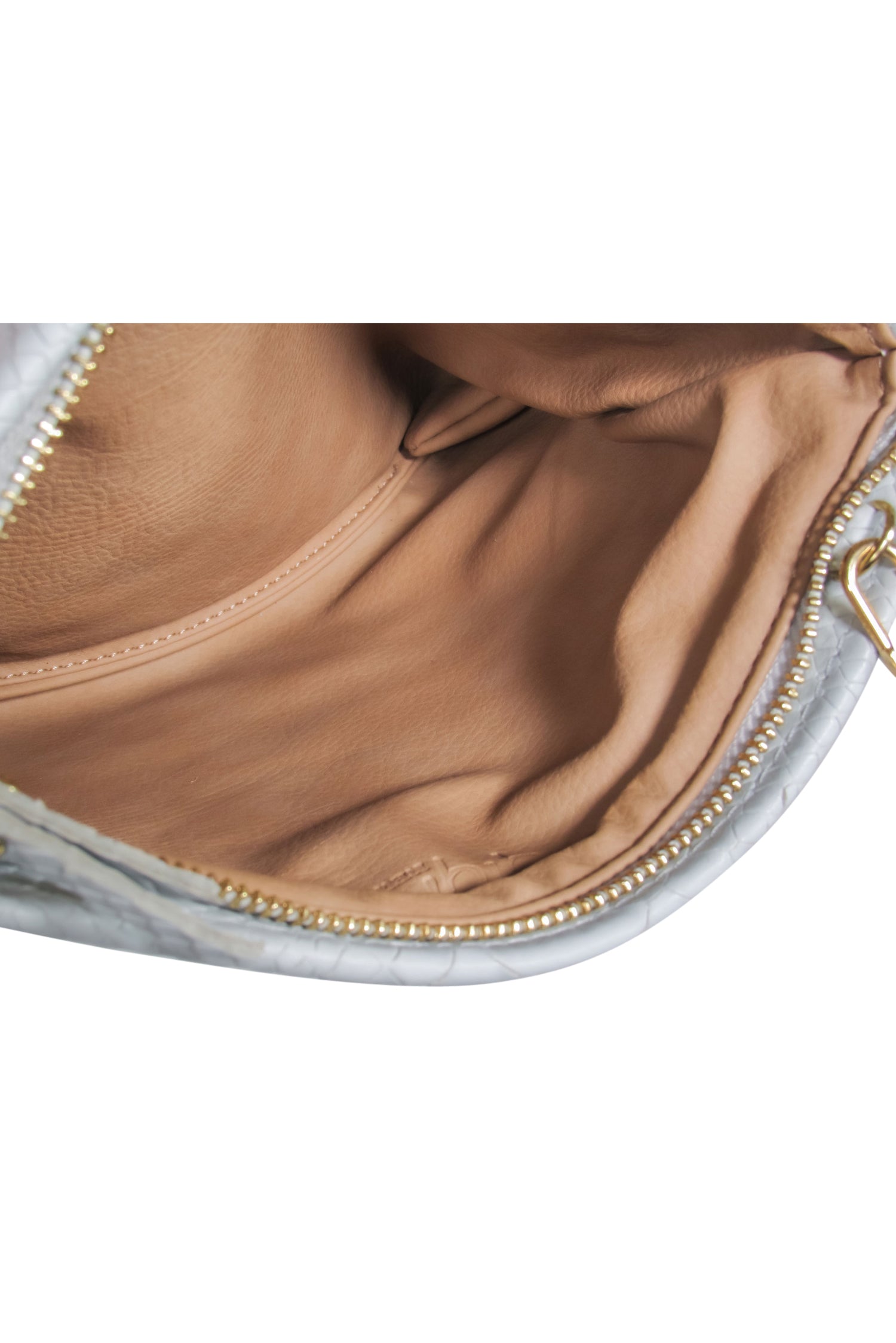 Gigi New York - Stunning Light Blue Snakeskin Embossed Convertible Crossbody
