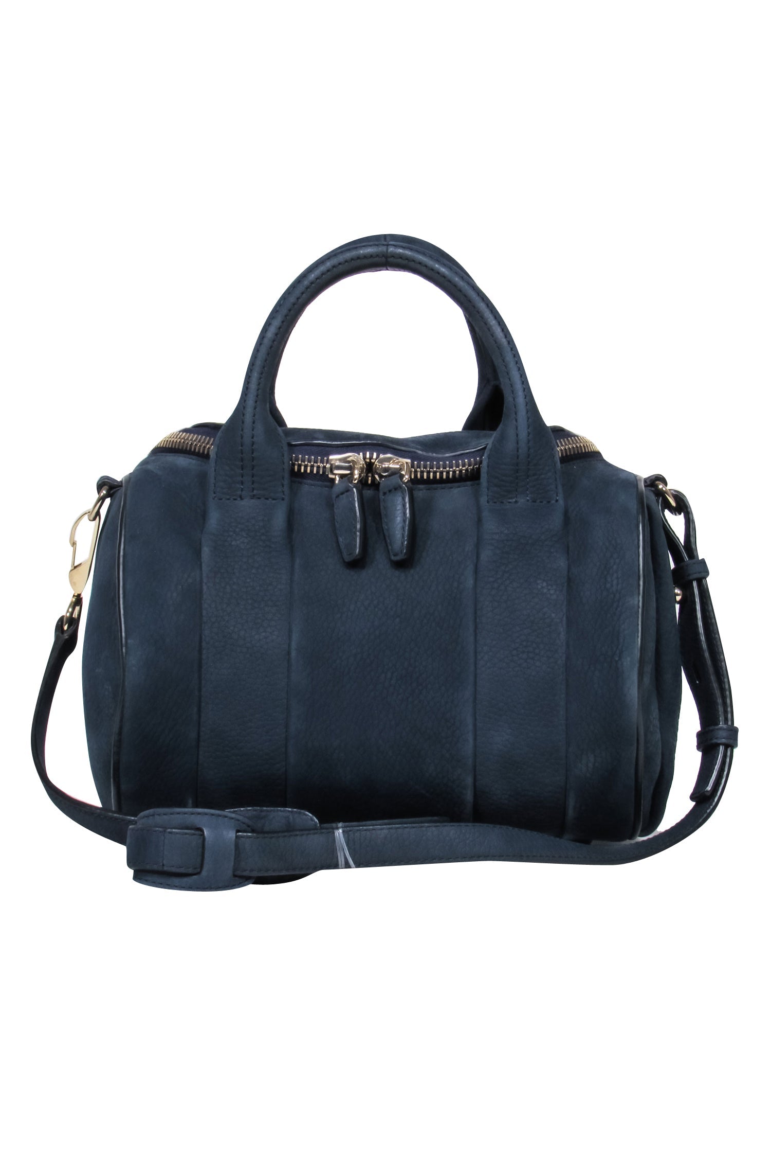 Alexander Wang Navy Nubuck Rockie Crossbody Handbag - Stylish & Trendy