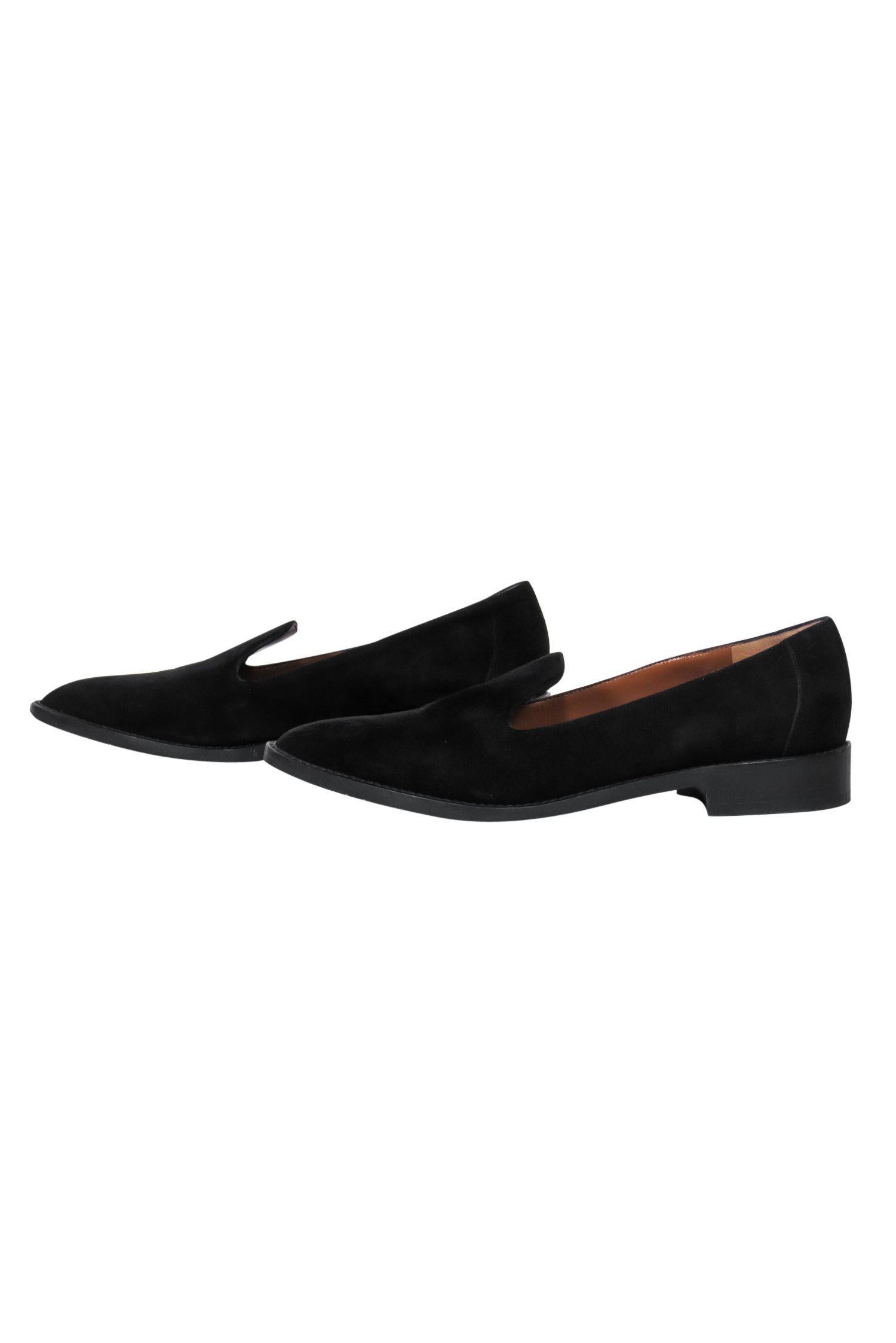 Aquatalia Black Suede Pointed Toe Loafers - Size 8: Elevate Your Office Style!