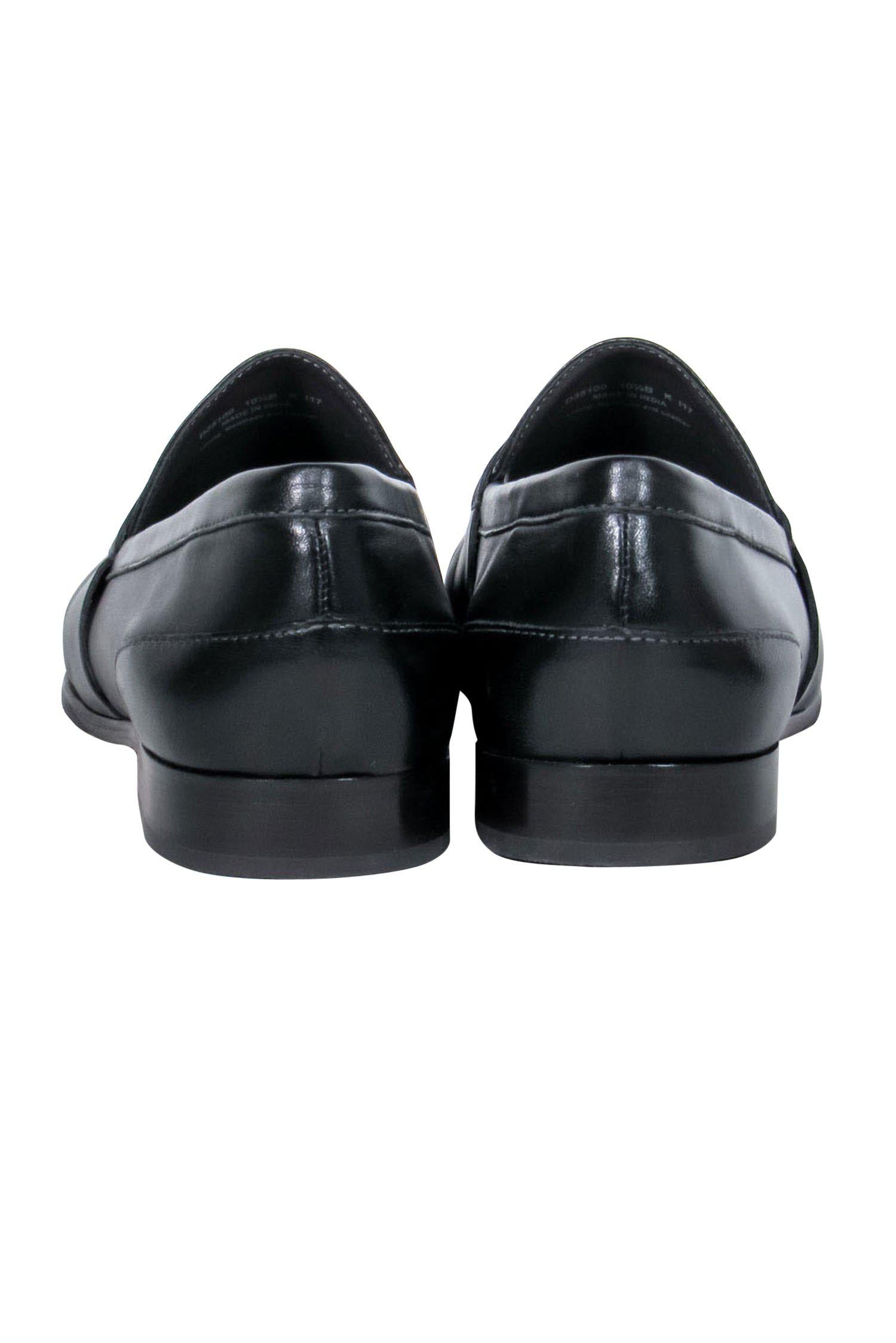 Cole Haan - Elegant Black Leather Laurel Loafers, Size 10.5