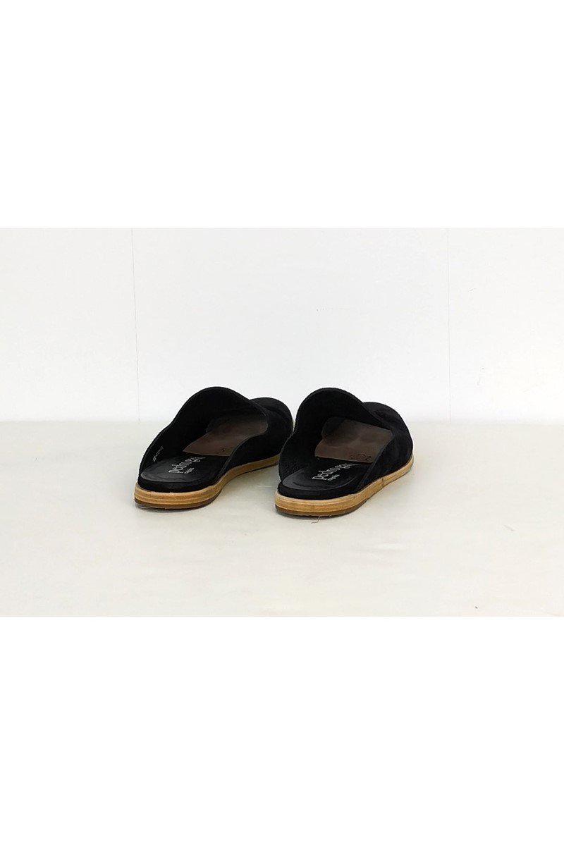 Pedro Garcia - Stunning Black Suede Mules in Size 7.5