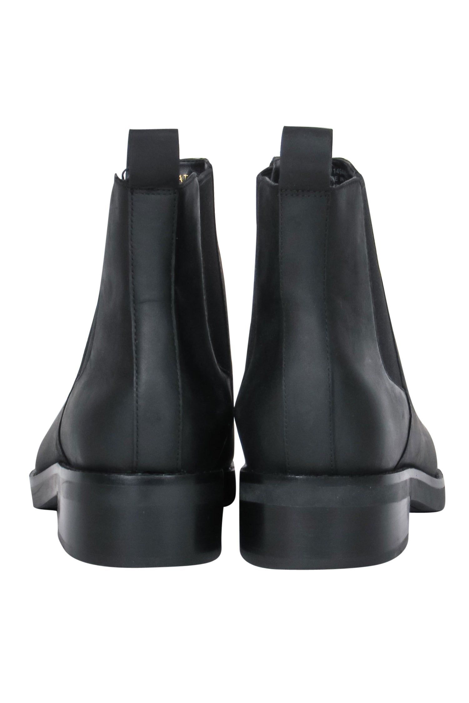 Cole Haan Mara Grand Chelsea Waterproof Leather Rain Boots - Size 6.5, Black