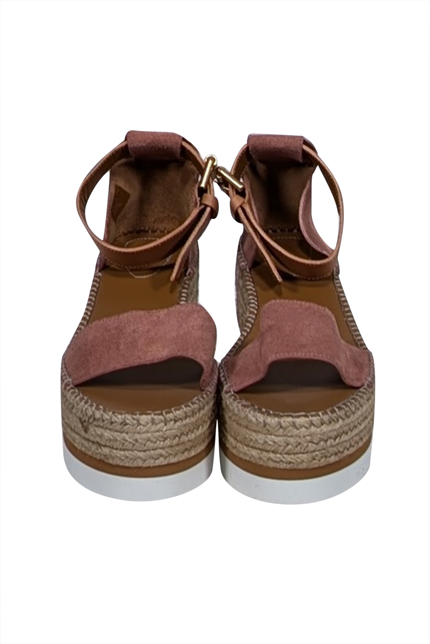 See by Chloe - Gorgeous Pink Suede Espadrille Sandals in Size 10