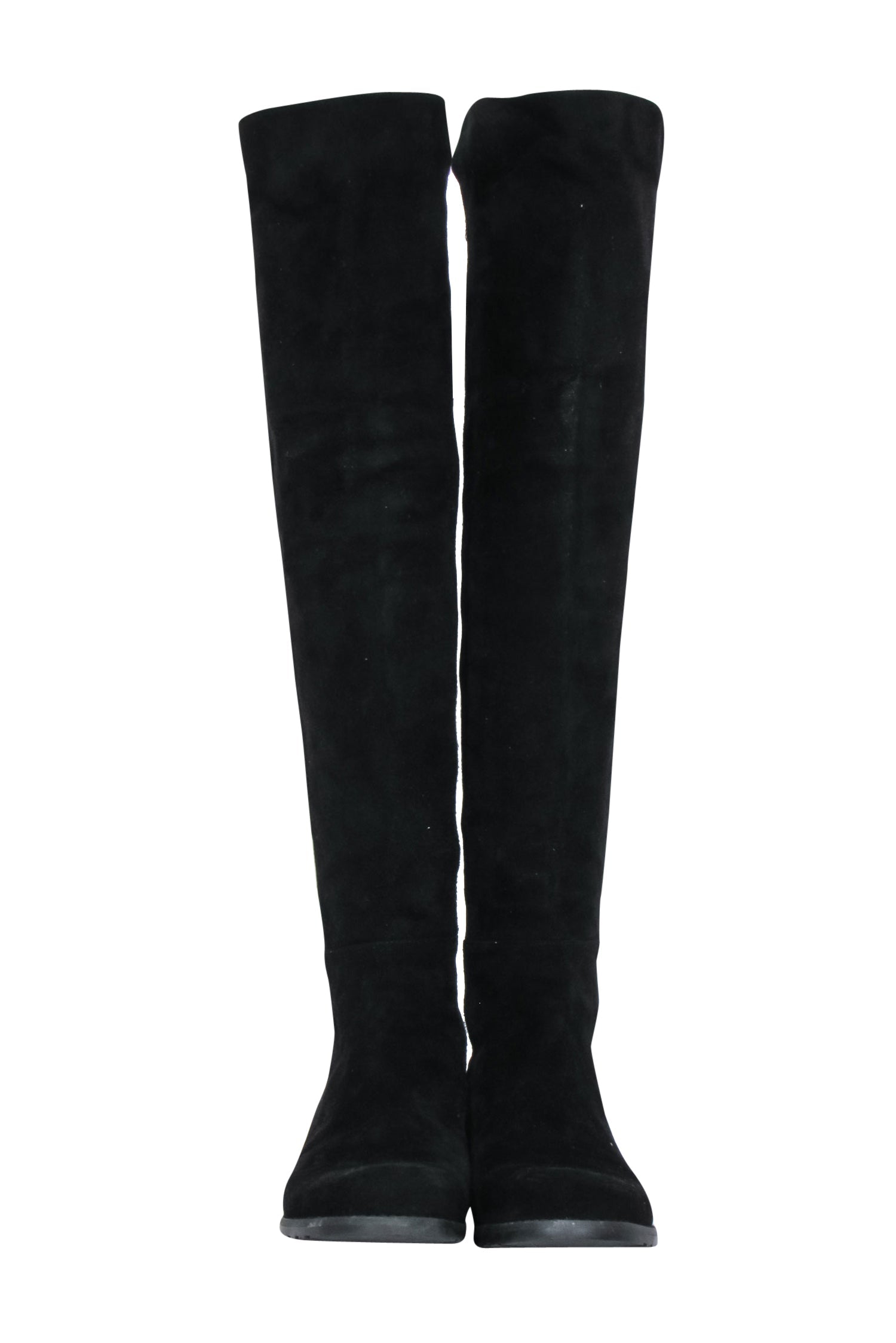 Stuart Weitzman Black Suede Over-the-Knee Boots - Size 7 - Fall Fashion Must-Have