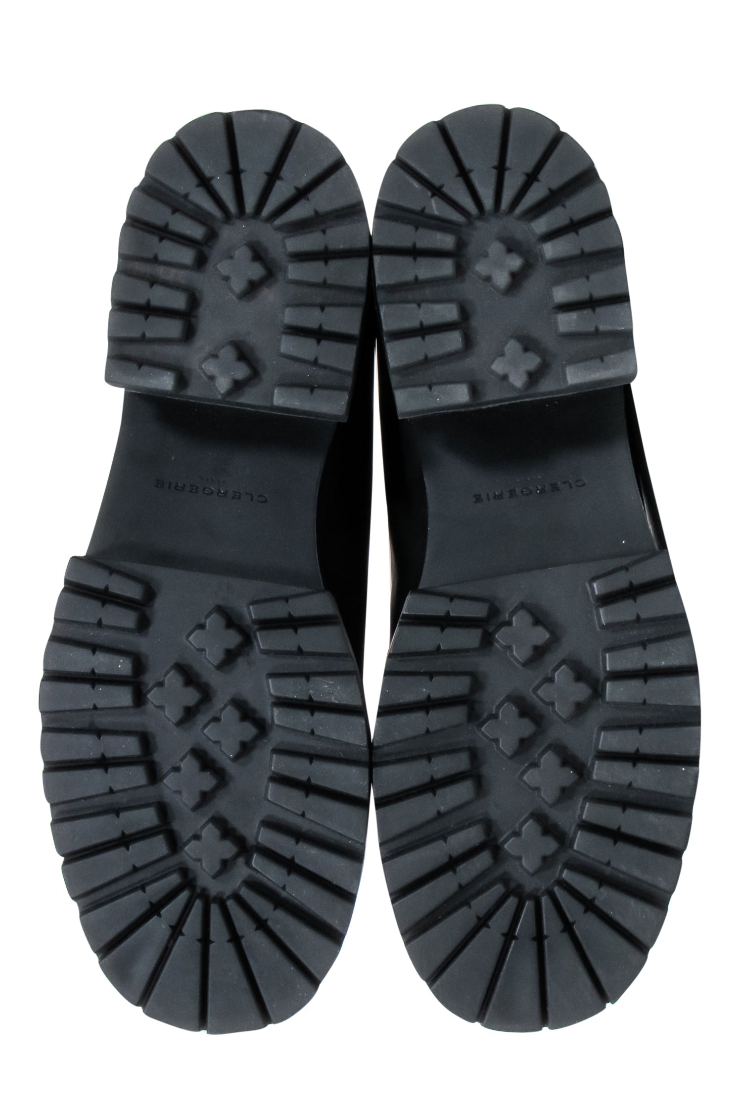 Clergerie Paris Black Leather Platform Loafers - Size 10, Elevate Your Style!