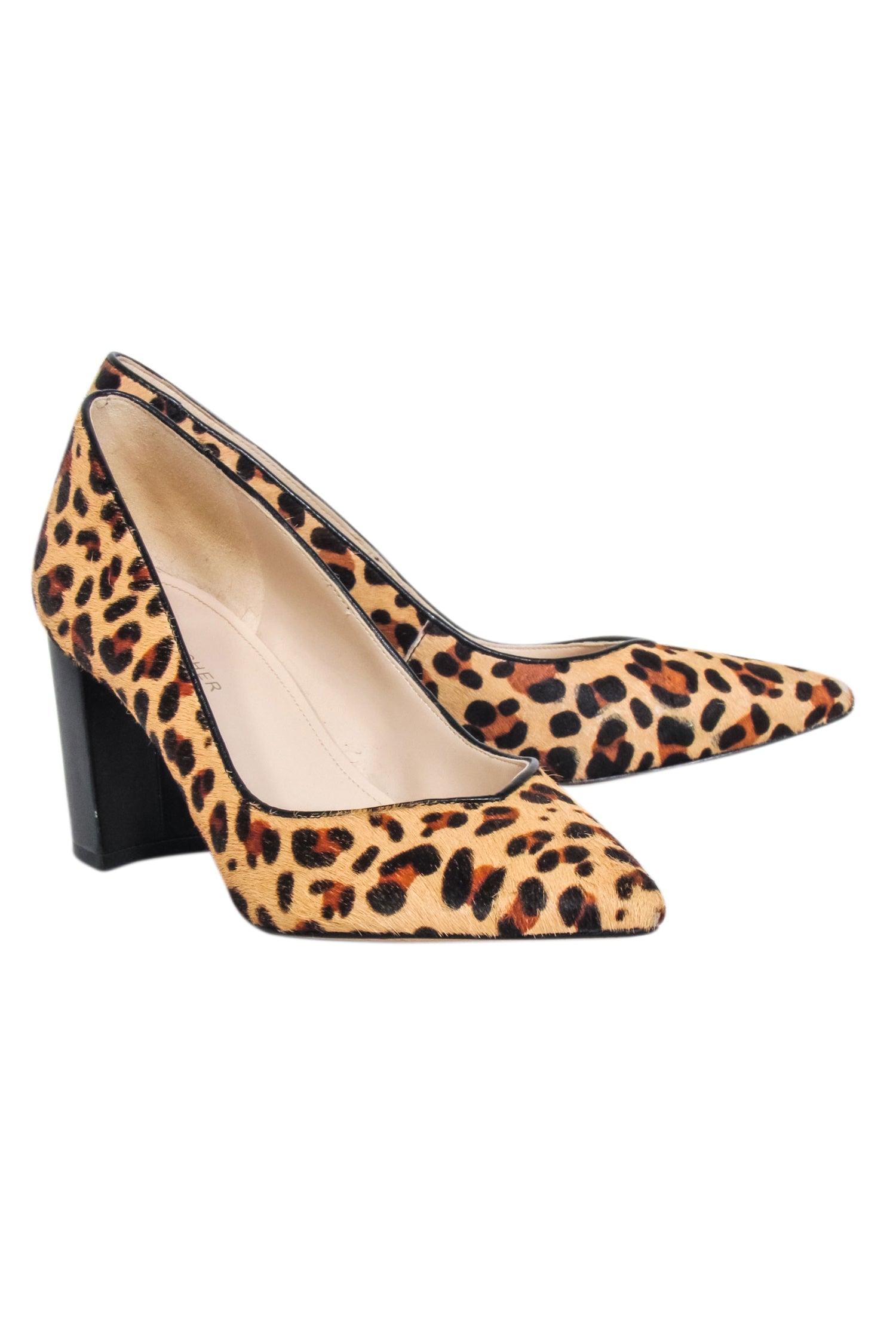 Marc Fisher Leopard Print Pointed Pumps - Size 7.5 - Unleash Your Wild Side!