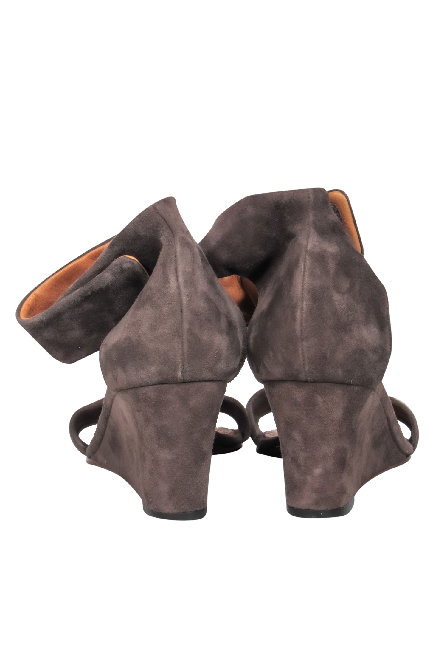 Chie Mihara Olive Green Suede Anklestrap Wedges - Size 9, Summertime Must-Have
