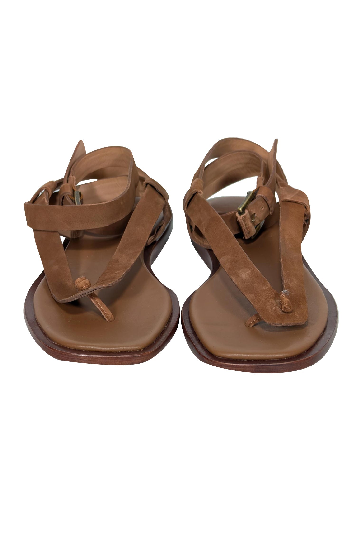 Joie Tan Leather Strappy Thong Sandals - Size 7 - Summer Must-Have!