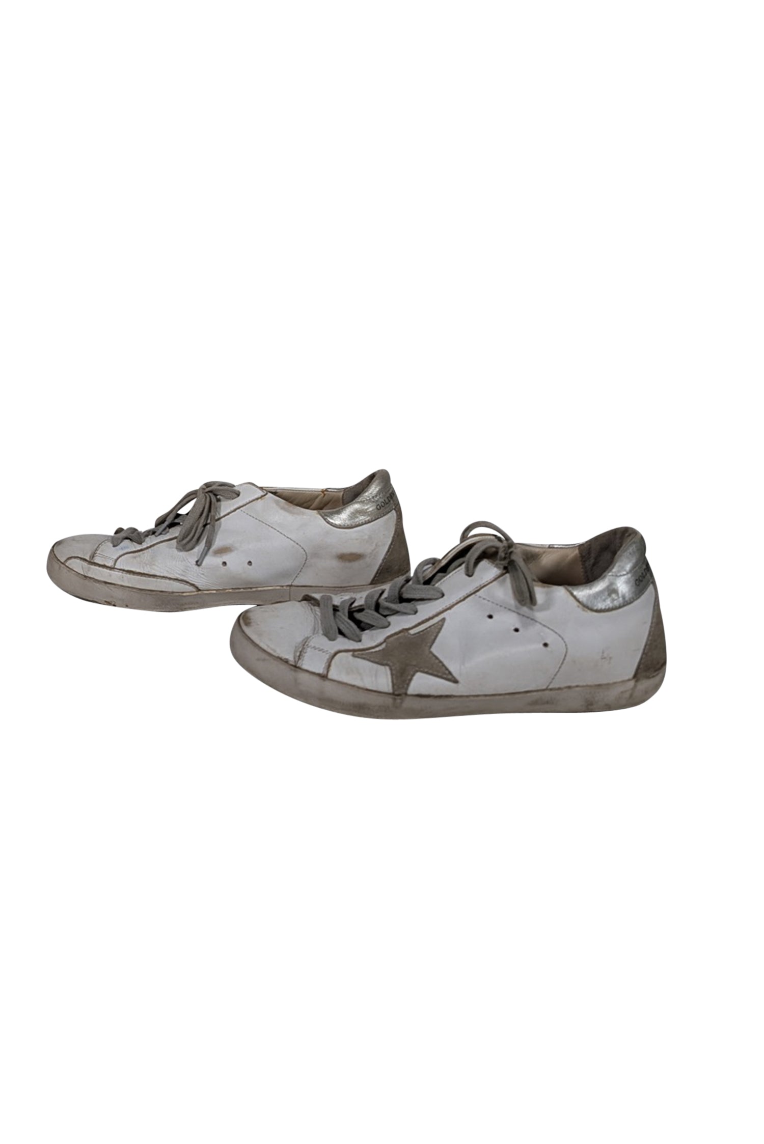Golden Goose Ivory Superstar Sneakers - Size 8 - Fashionable Footwear