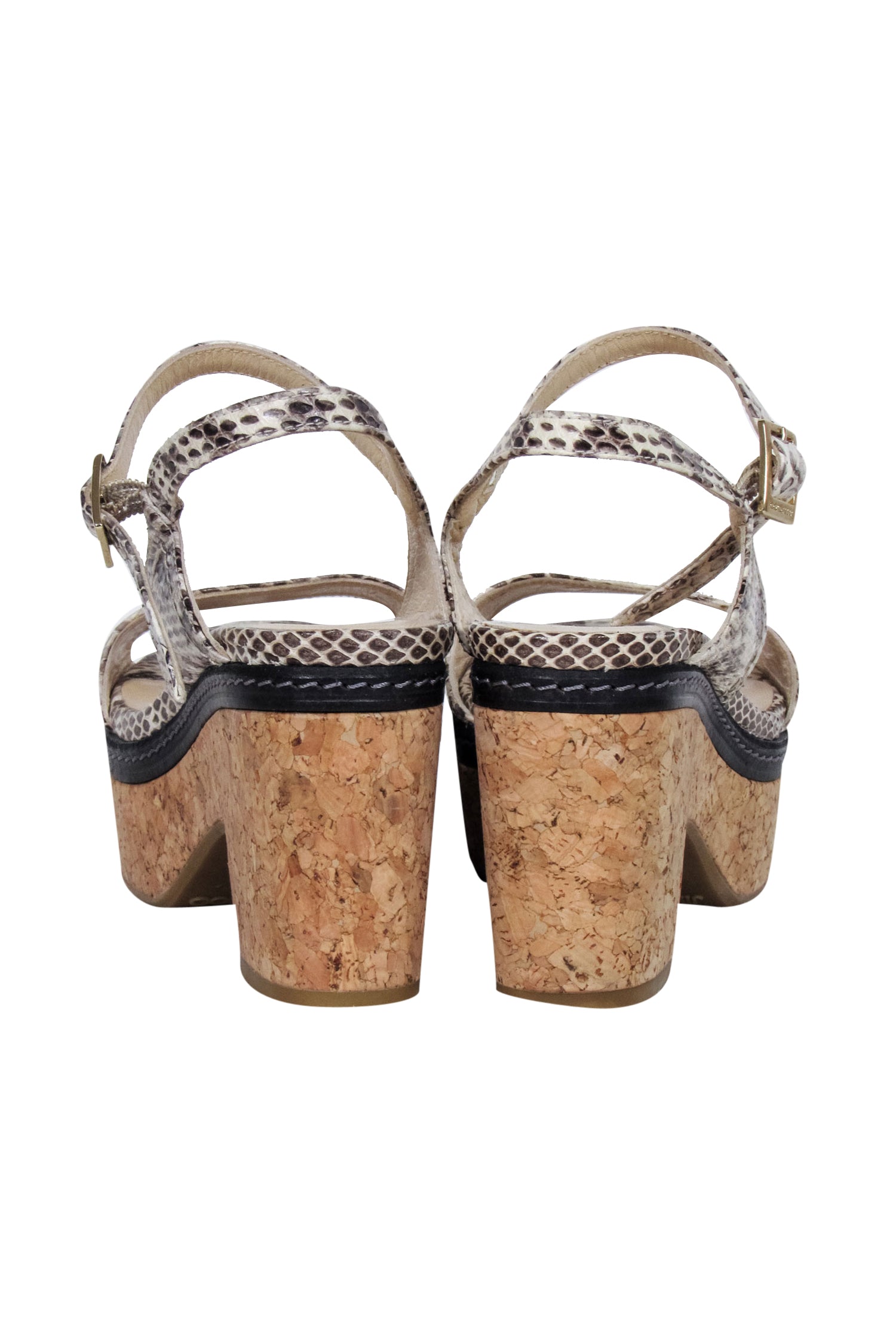 Jimmy Choo Snake-Embossed Open-Toe Strappy Sandals - Size 6: Chic Summer Must-Haves!