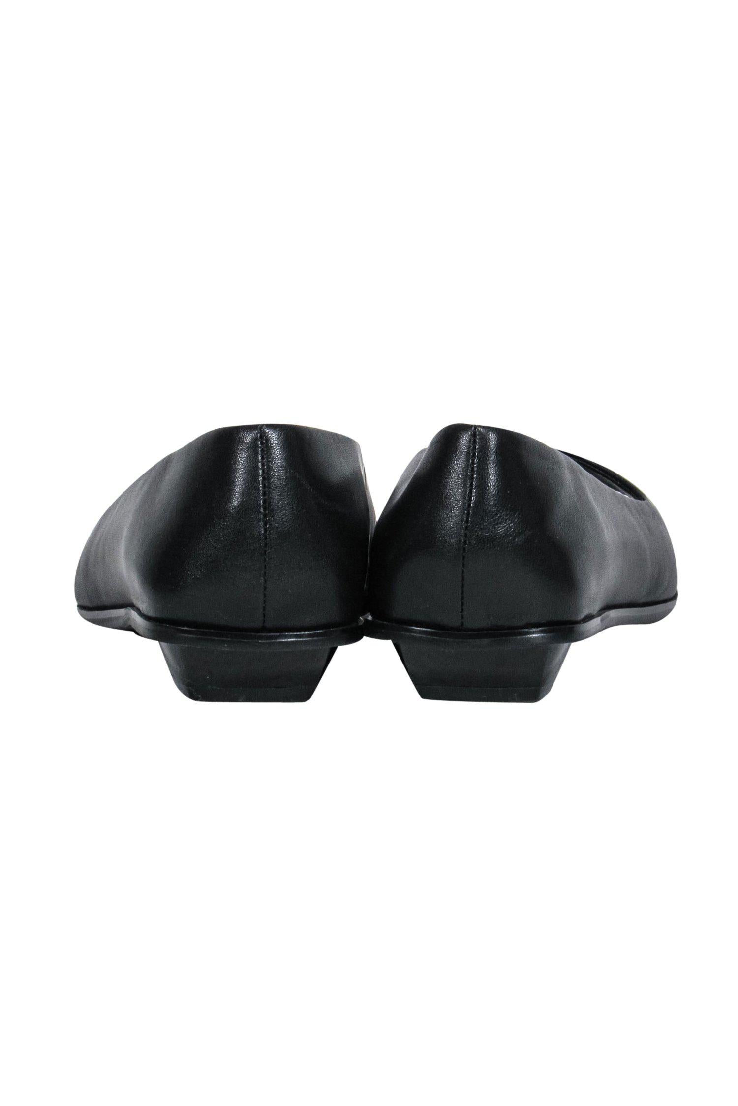Opening Ceremony's Stunning Black Open-Toe Thong-Style Flats - Size 9