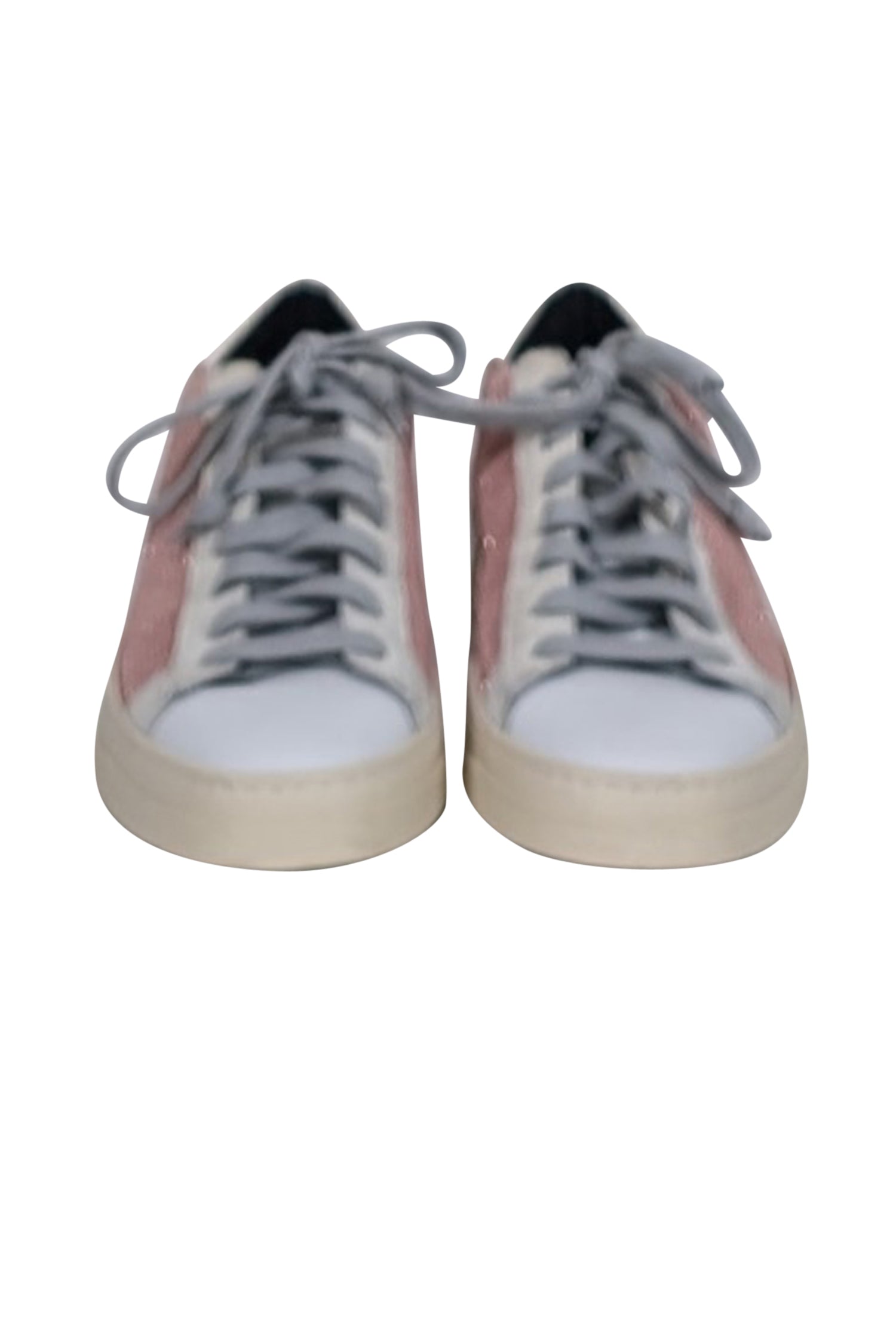 P448 Pink Knit Sneakers with White Trims - Size 8 - Irresistible Fashion!