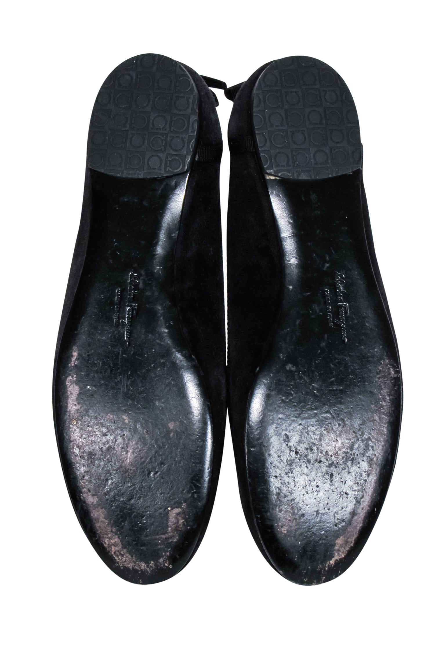 Ferragamo Black Suede Ballet Flats - Size 7.5 - Elevate Your Style!