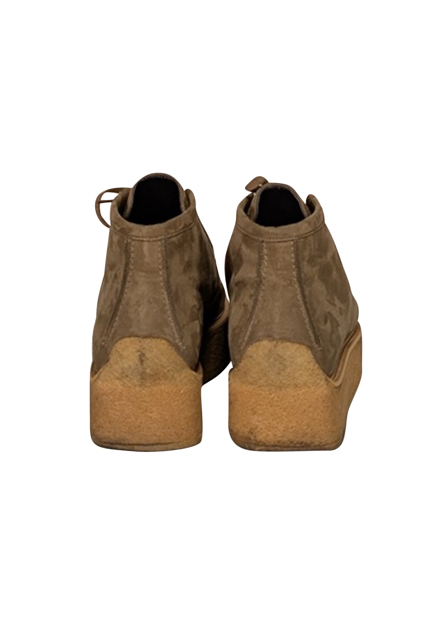 Stella McCartney 'Cigar Brody' Olive Green Half Boots