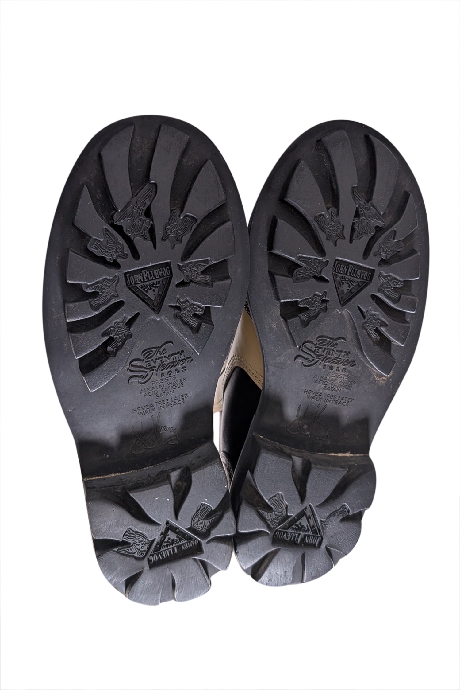 John Fluevog Black Leather Lace-Up Short Boots - Size 9: A Stylish Rebellion!