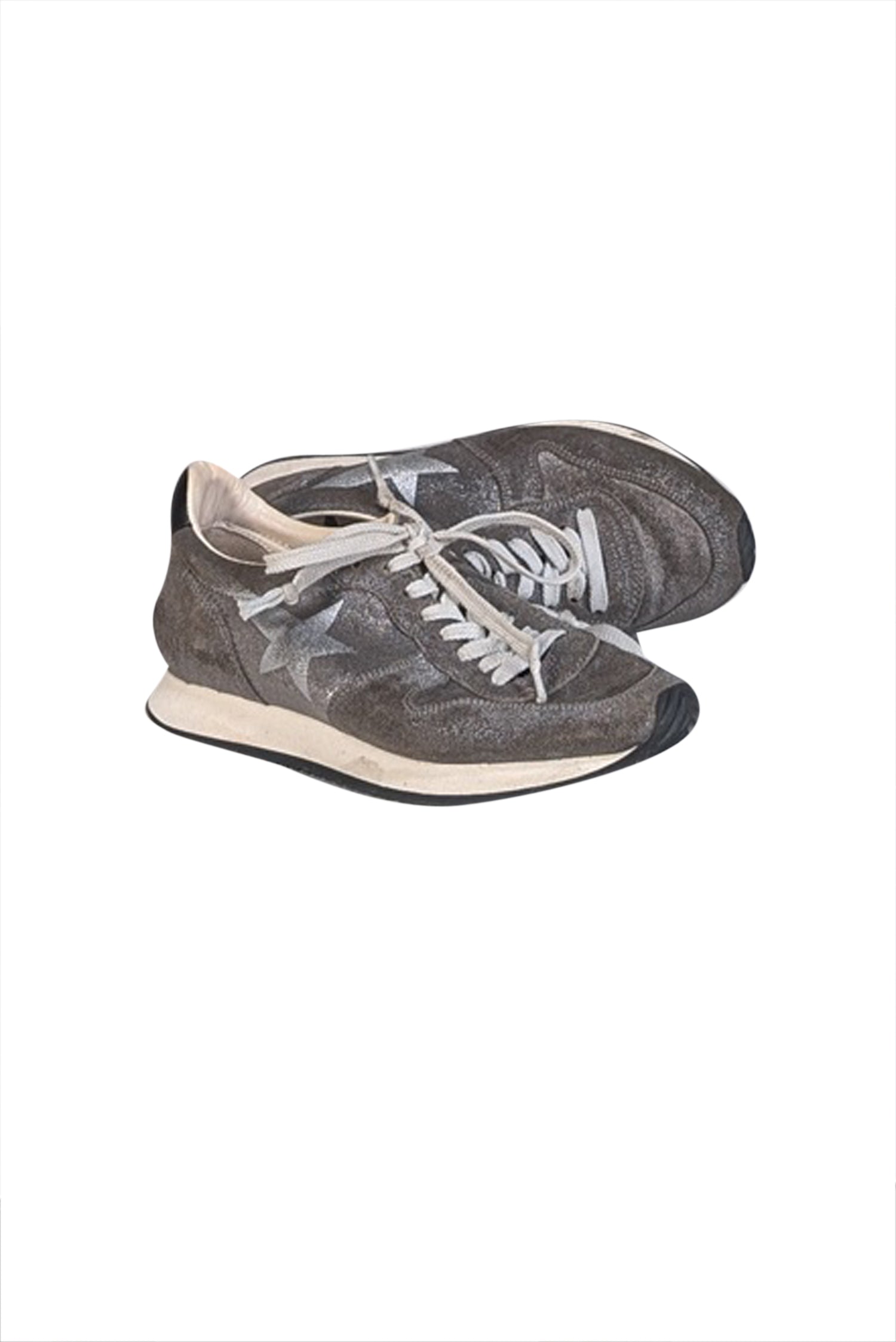Golden Goose Grey Suede Haus Sneakers - Size 5 - Add Star Style!