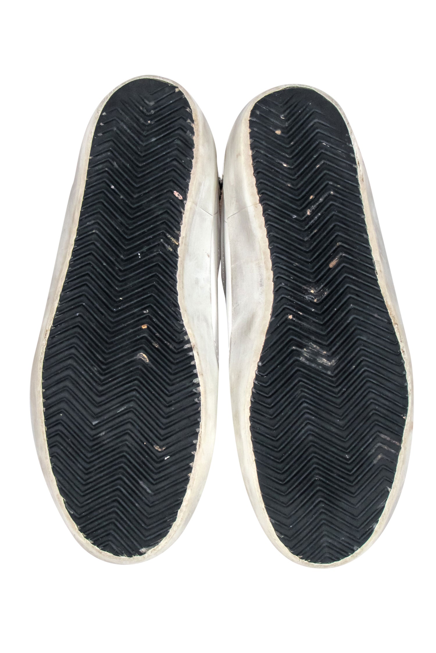 Golden Goose Ivory Leopard Back Old - School Sneakers, Size 8