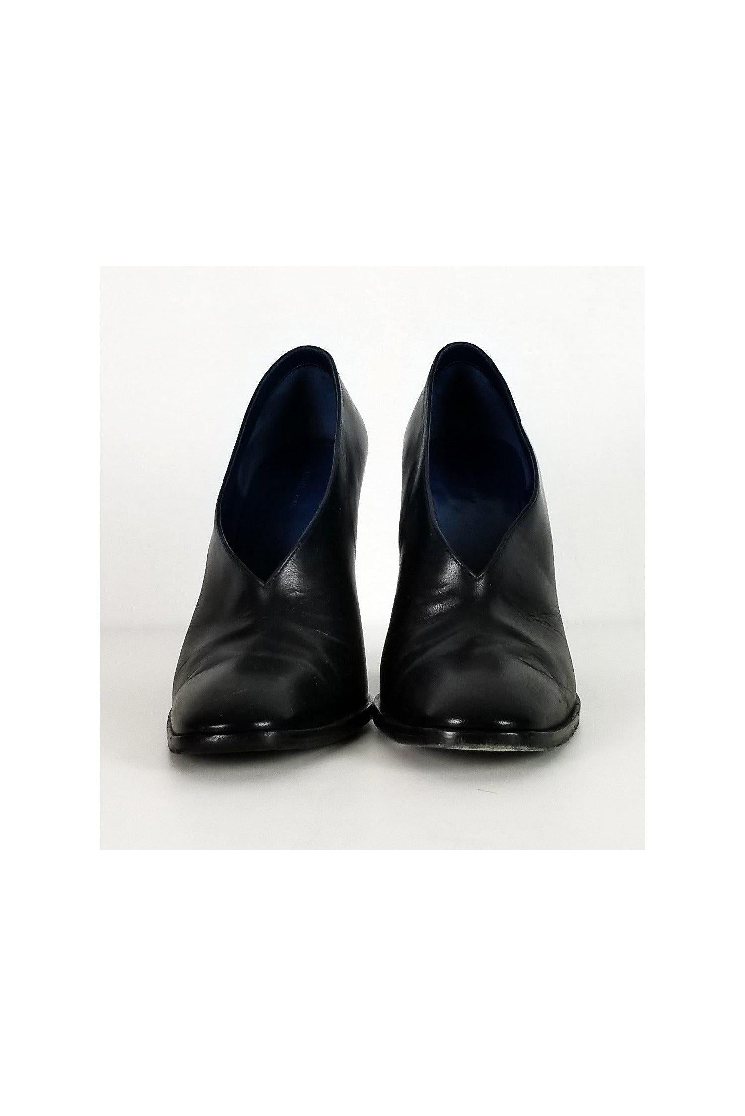 Celine Black Slip-On Heels - Size 9: Chic Office Essential
