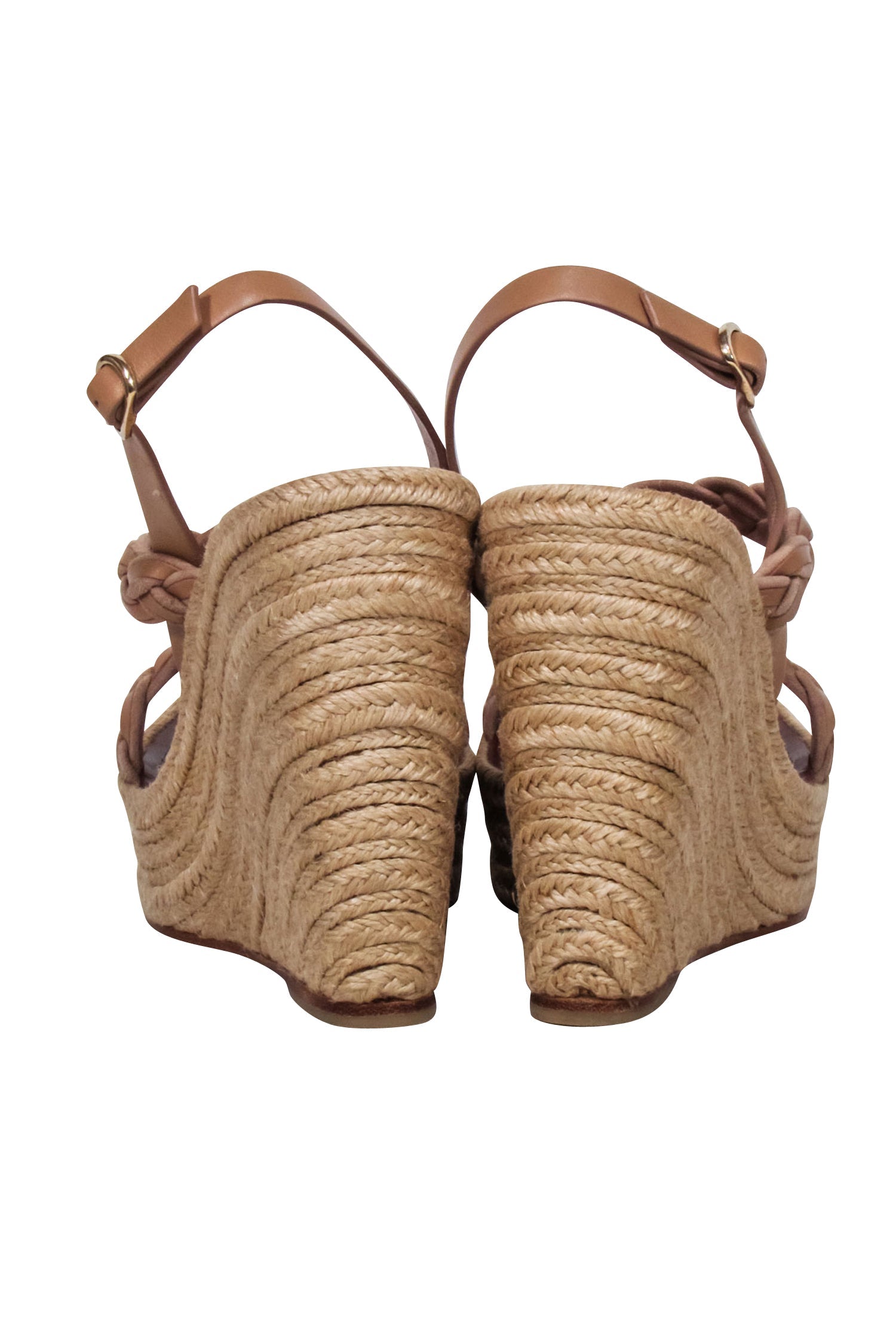 Valentino Tan Espadrille Wedges - Size 7.5: Summer Fashion Essential