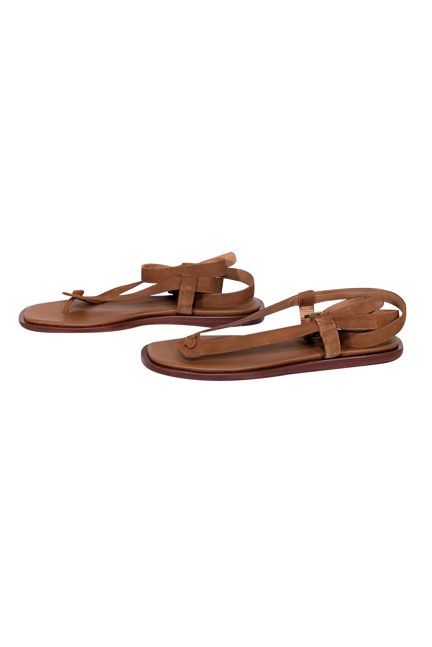 Joie Tan Leather Strappy Thong Sandals - Size 7 - Summer Must-Have!