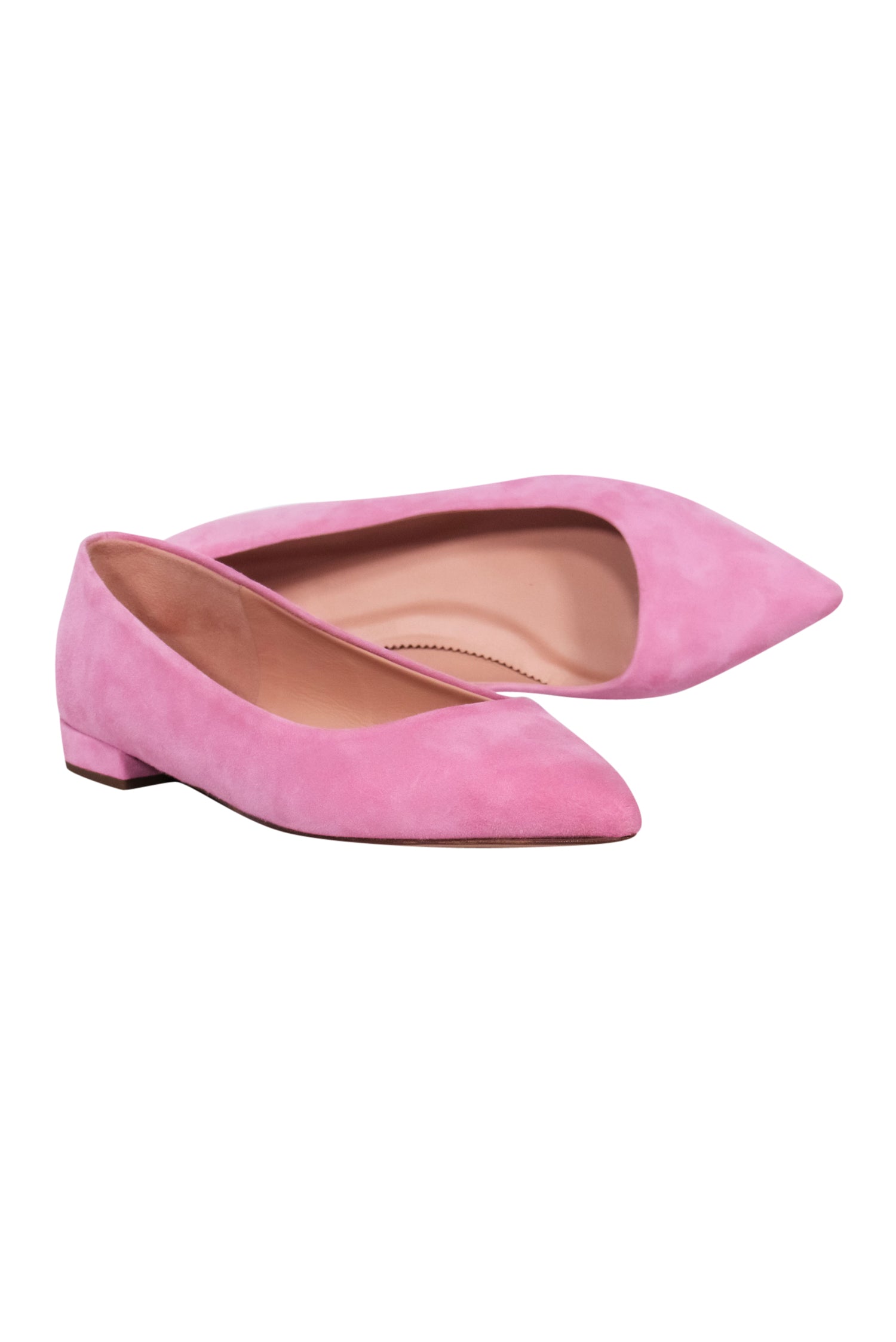 J.Crew Light Pink Suede Pointed Toe Flats - Size 7.5: A Springtime Office Must-Have