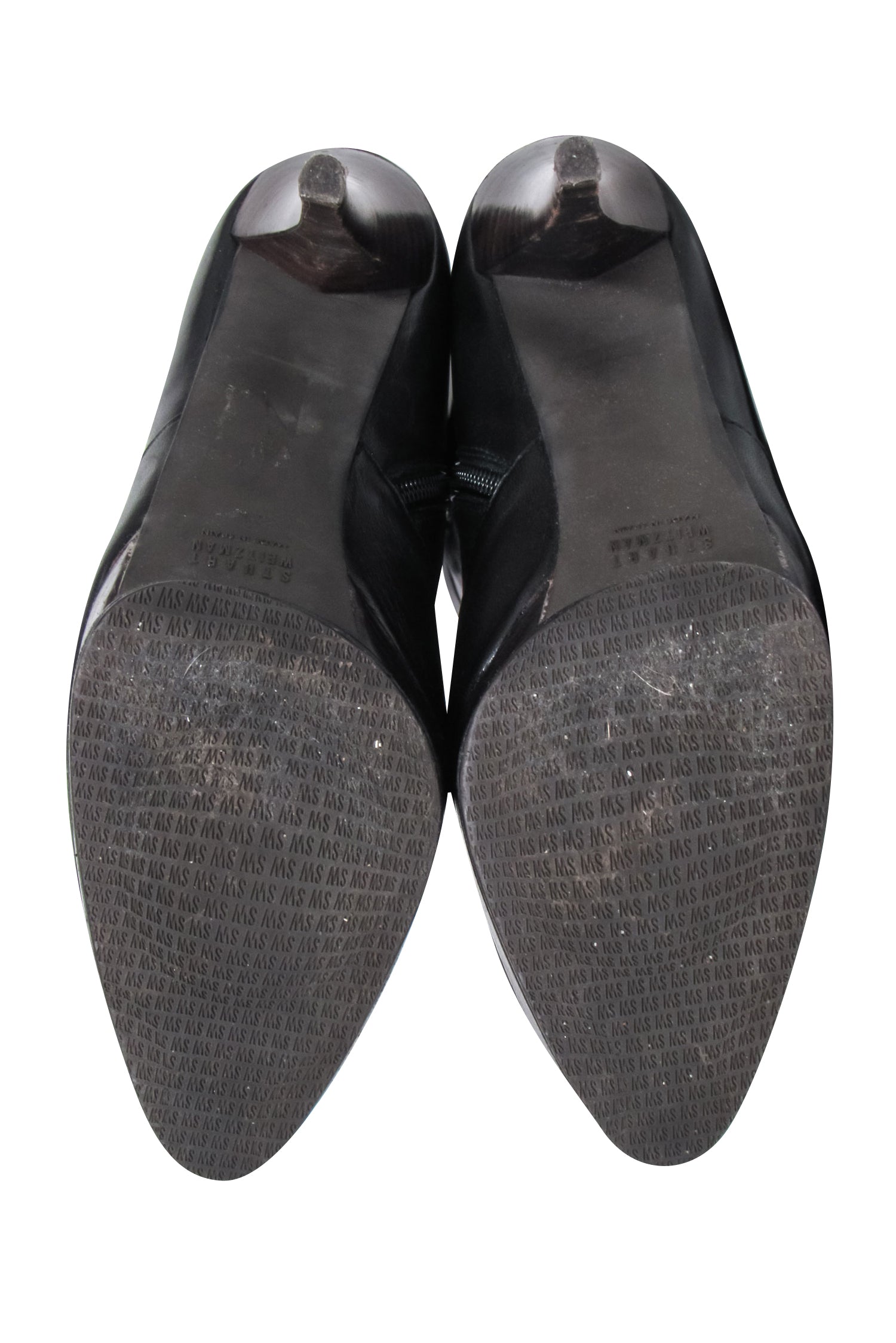 Stuart Weitzman Black Leather Platform Stiletto Boots - Size 8.5, Irresistible Fall Fashion!