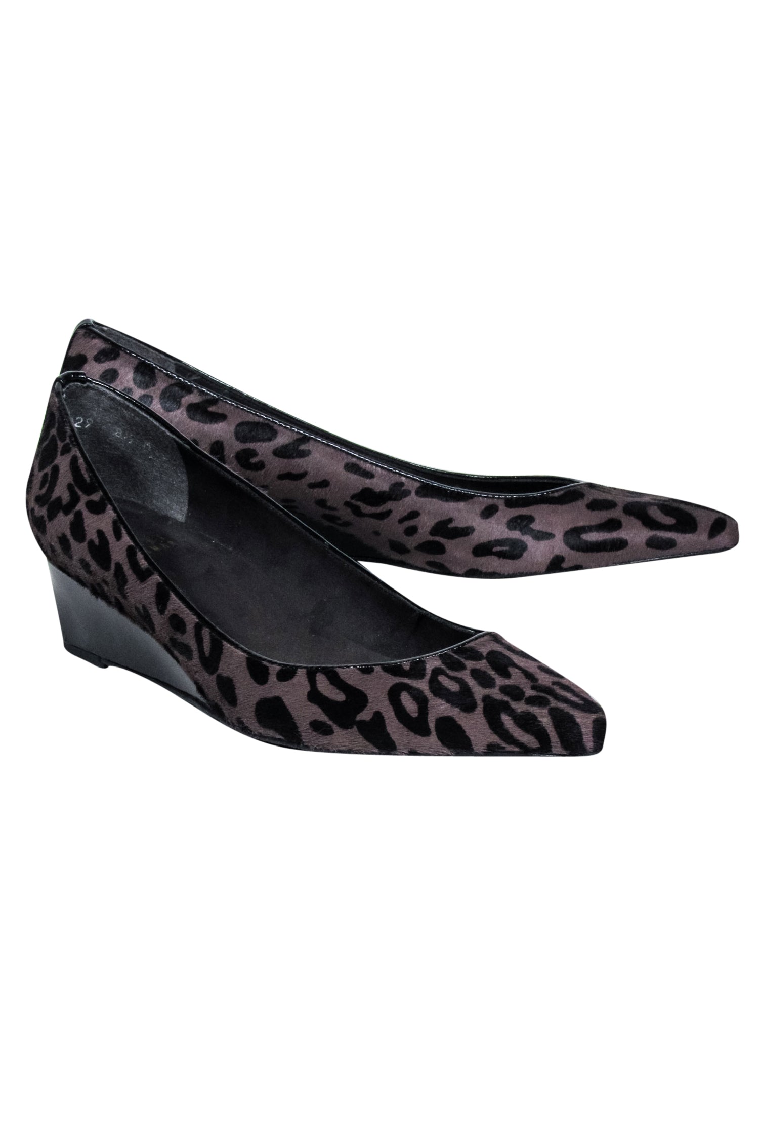 Stuart Weitzman's Wild Leopard Print Pony Hair Pumps - Size 8.5