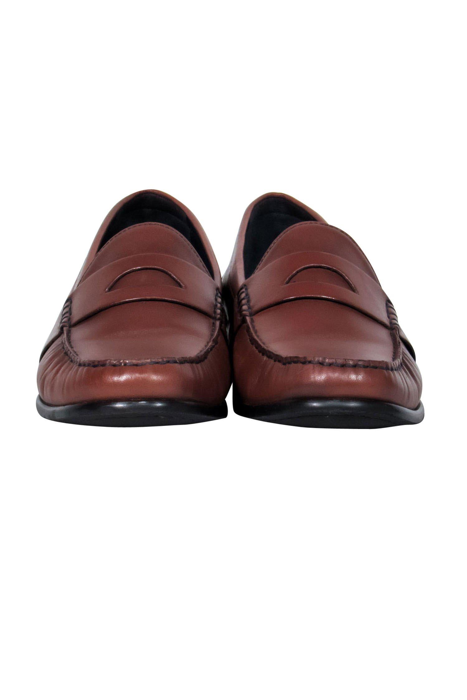 Cole Haan Brown Leather Laurel Loafers - Size 10.5 - A Posh Professional Choice