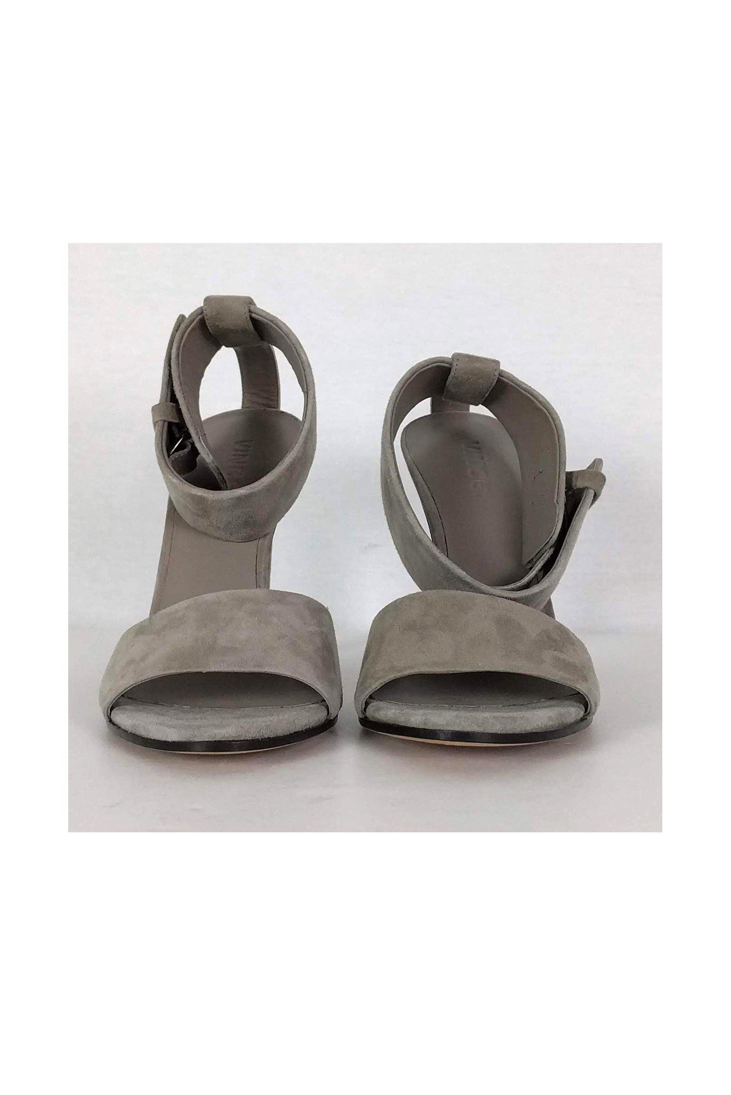 Vince Grey Suede Ankle Pumps - Size 8 - Irresistible Style!