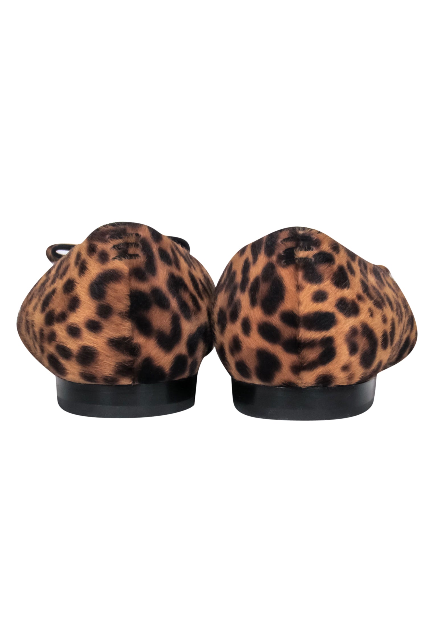 Sarah Flint Natalie Leopard Print Calf Hair Flats - Size 6.5 - Effortlessly Stylish!