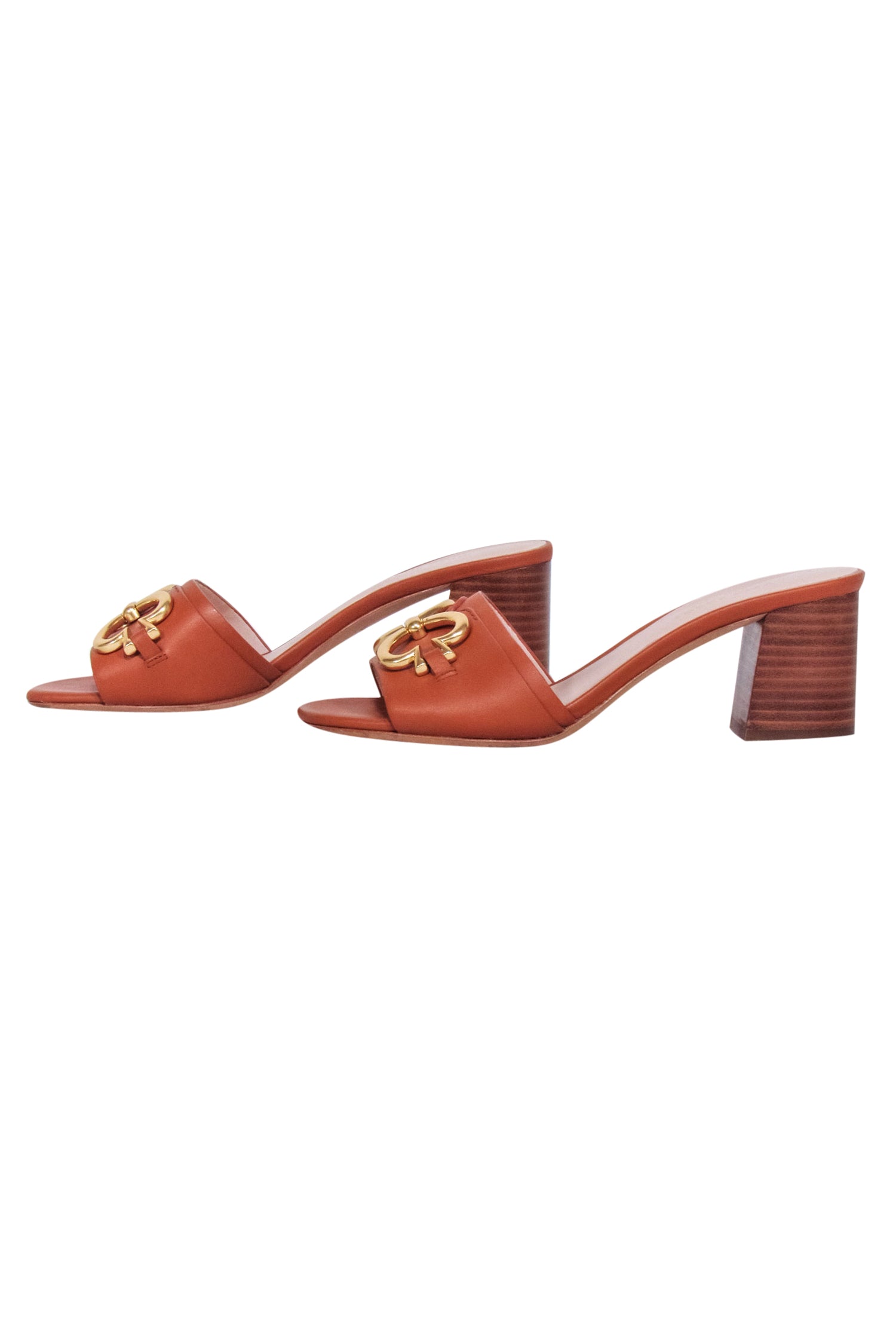 Kate Spade Tan Leather Open-Toe Mule Heels - Size 6.5 - Stylish Summer Must-Haves