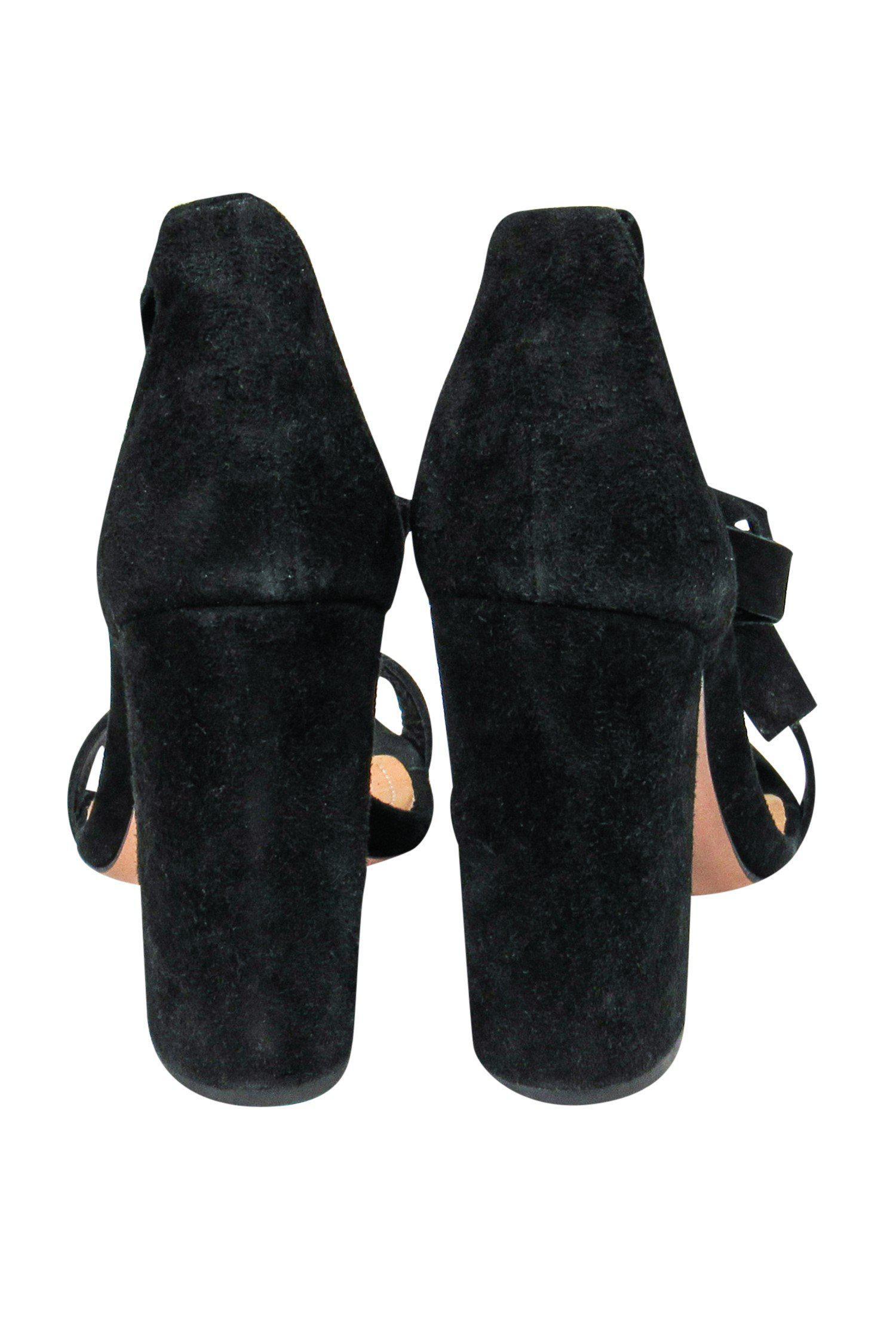 Schutz Black Suede Kelma Ankle Pumps - Size 8.5: Irresistible Night-Out Heels!