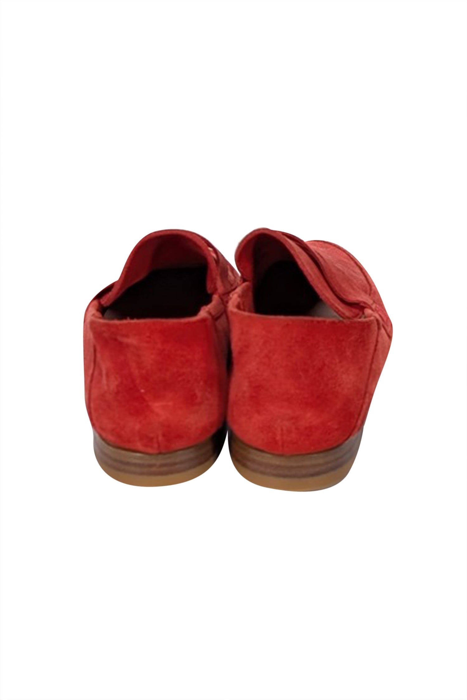 Harrys of London - Stunning Red Suede Loafers, Size 7