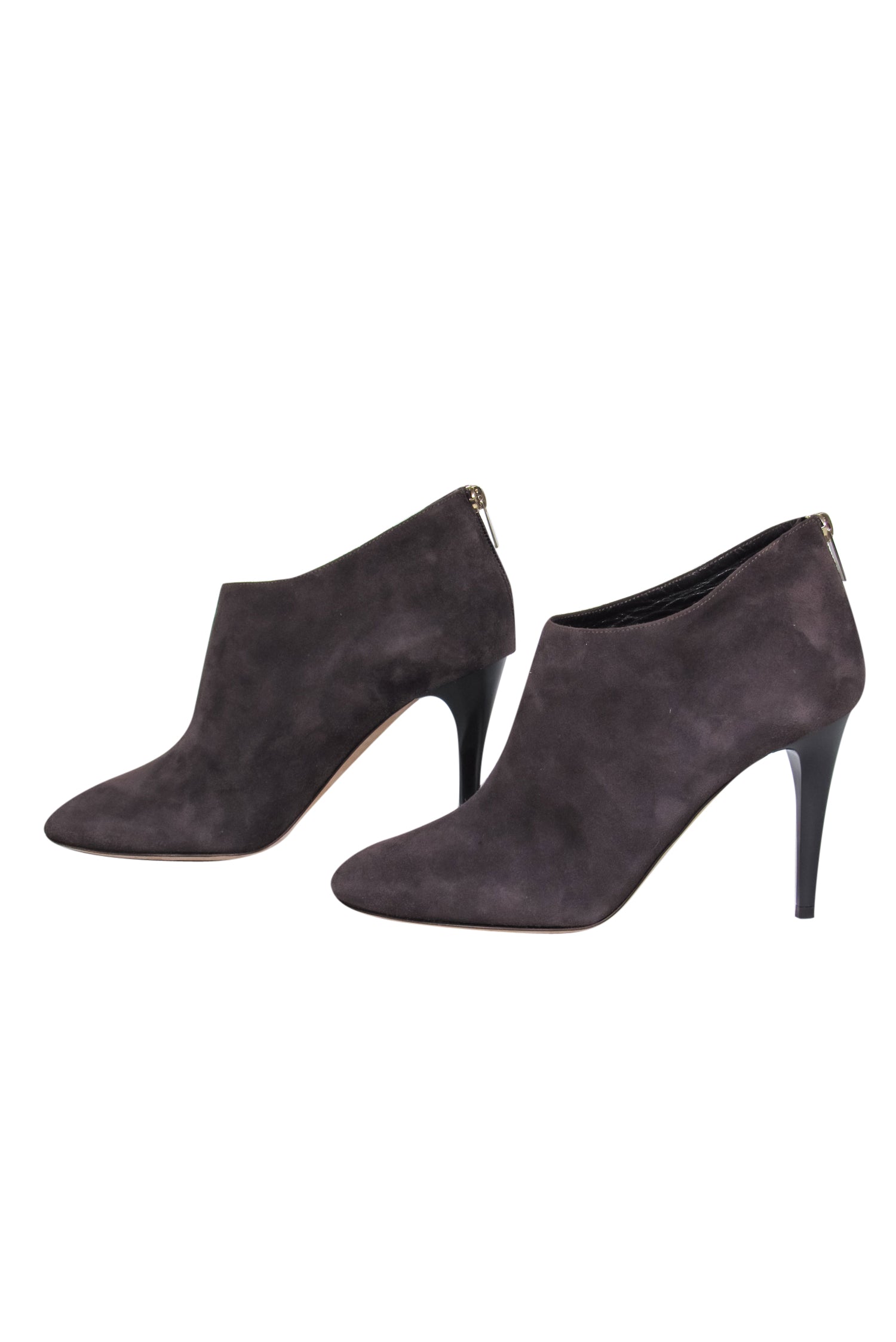 Jimmy Choo Brown Suede Heeled Booties - Size 10: Elevate Your Style!