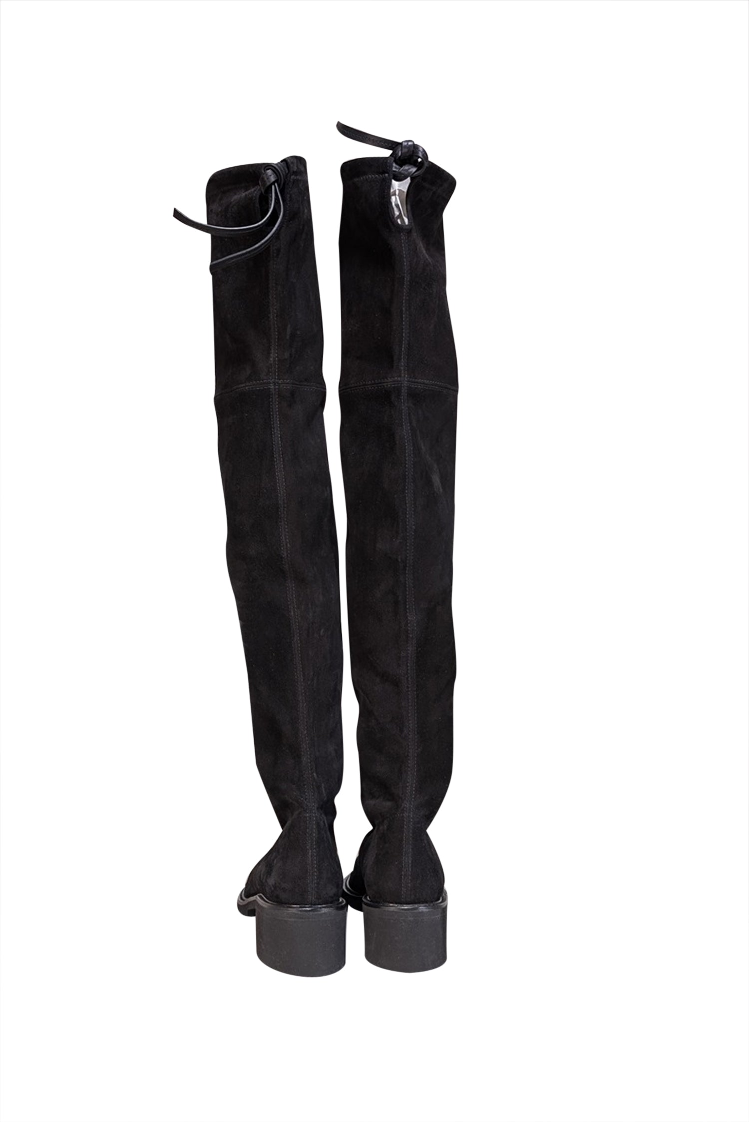 Stuart Weitzman's Stunning Black Suede Tall Boots - Size 7.5