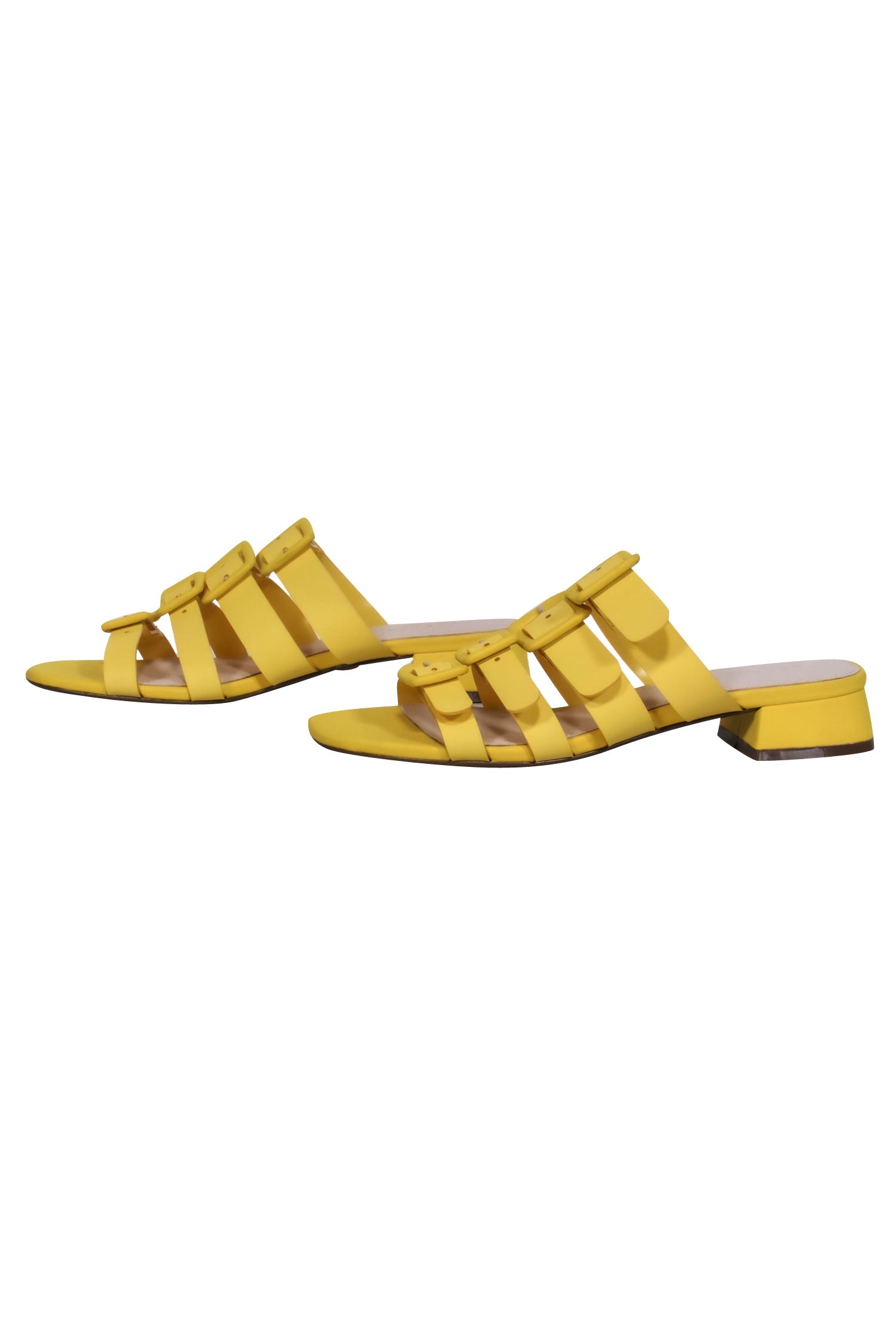 Cecelia New York - Gorgeous Yellow Leather Strappy Lexington Sandals in Size 8.5