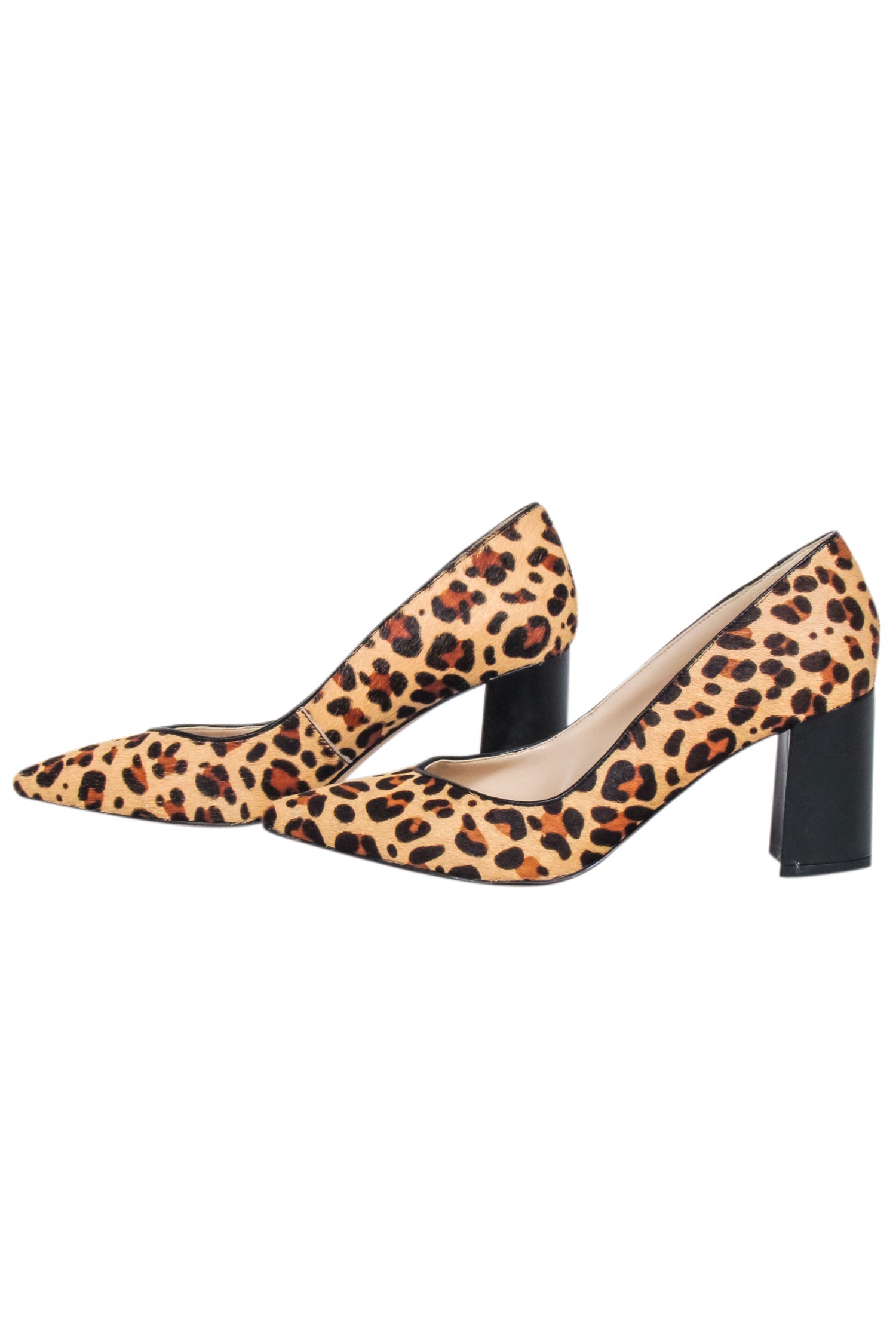 Marc Fisher Leopard Print Pointed Pumps - Size 7.5 - Unleash Your Wild Side!